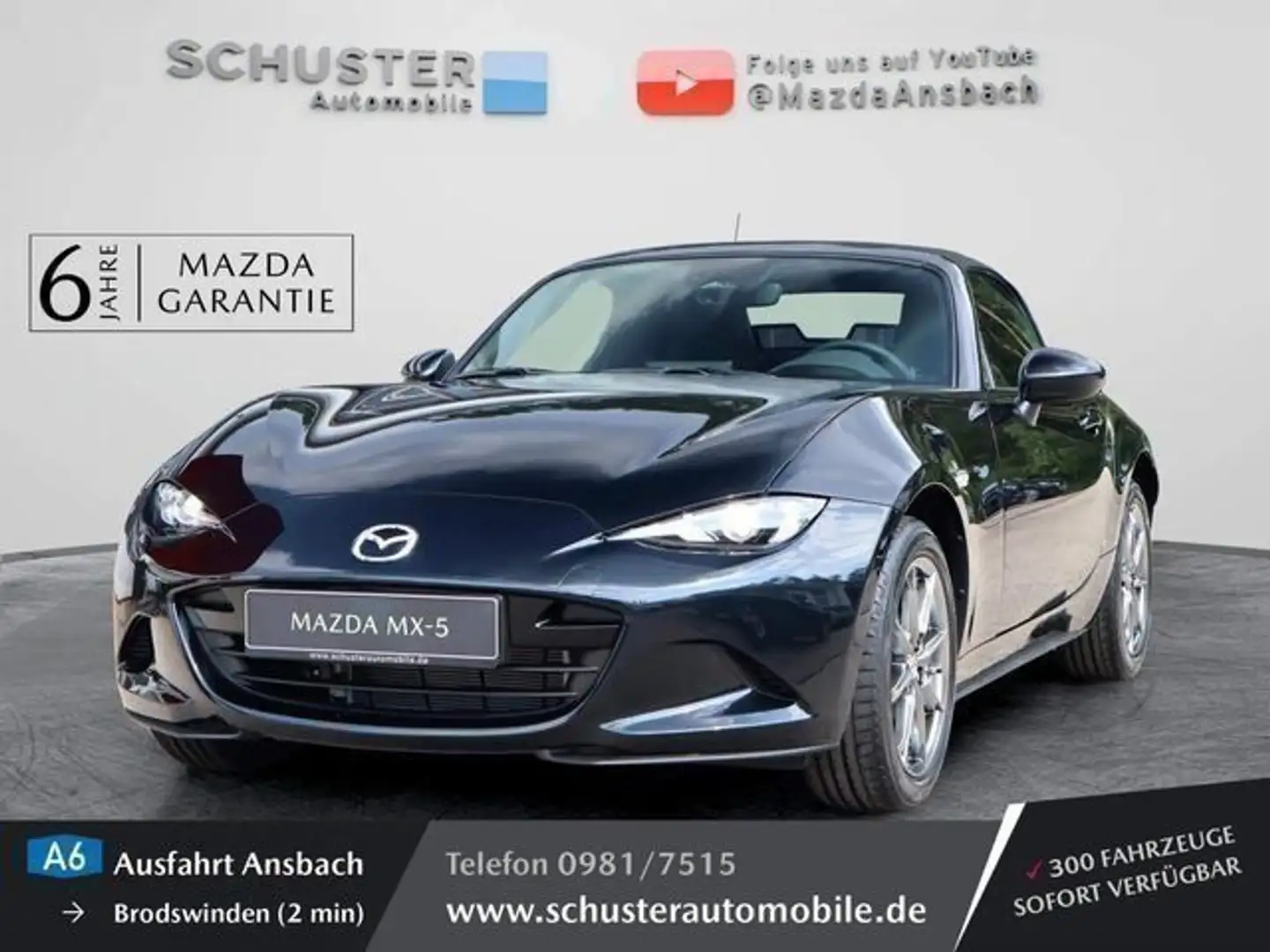 Mazda MX-5 Roadster Exclusive-Line 1,5l Matrix/BOSE/Na Чёрный - 1