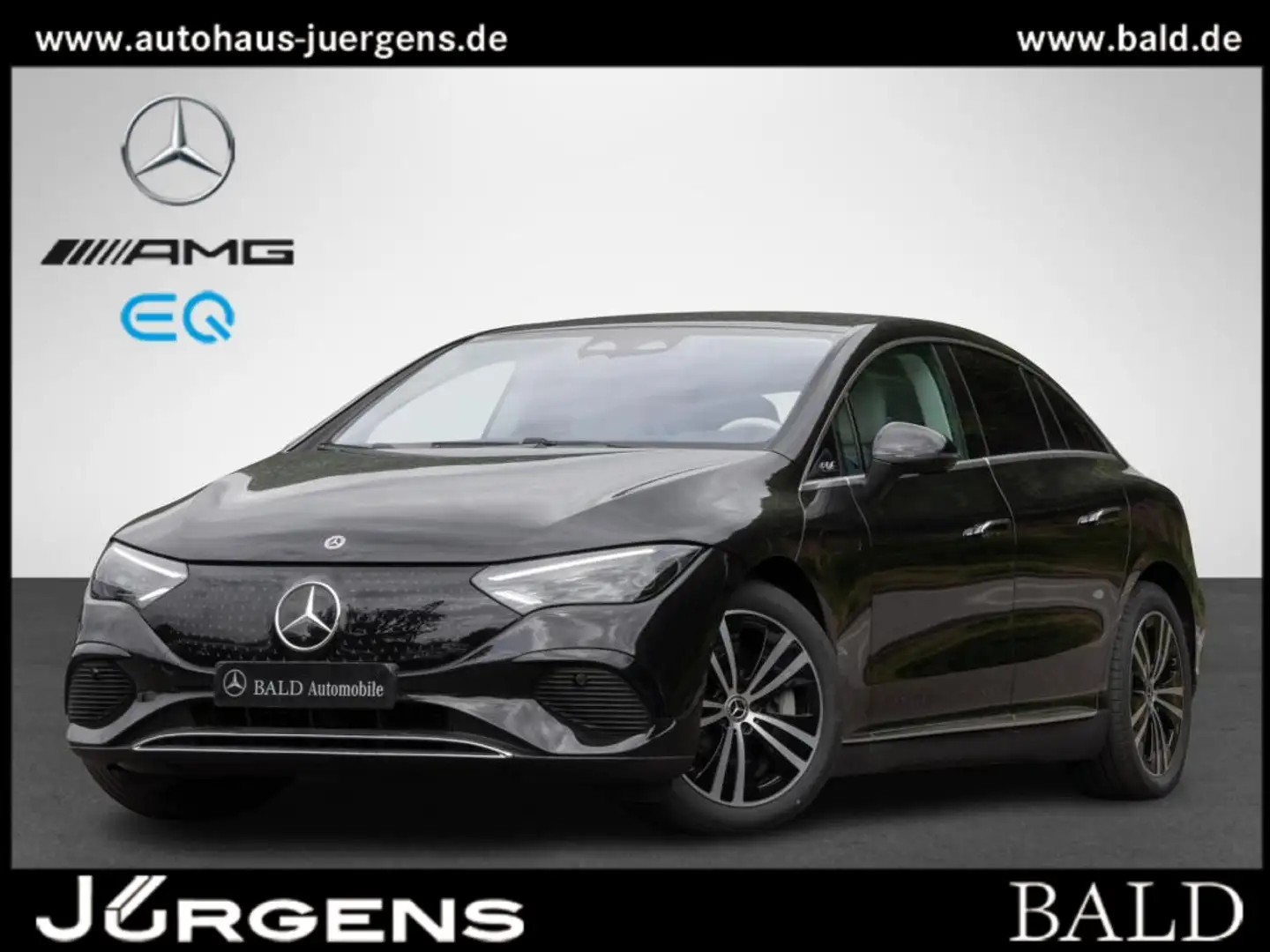 Mercedes-Benz EQE 300 +MBUX+Burm+AHK+360+HUD+Ambiente+Totw+LED Schwarz - 1