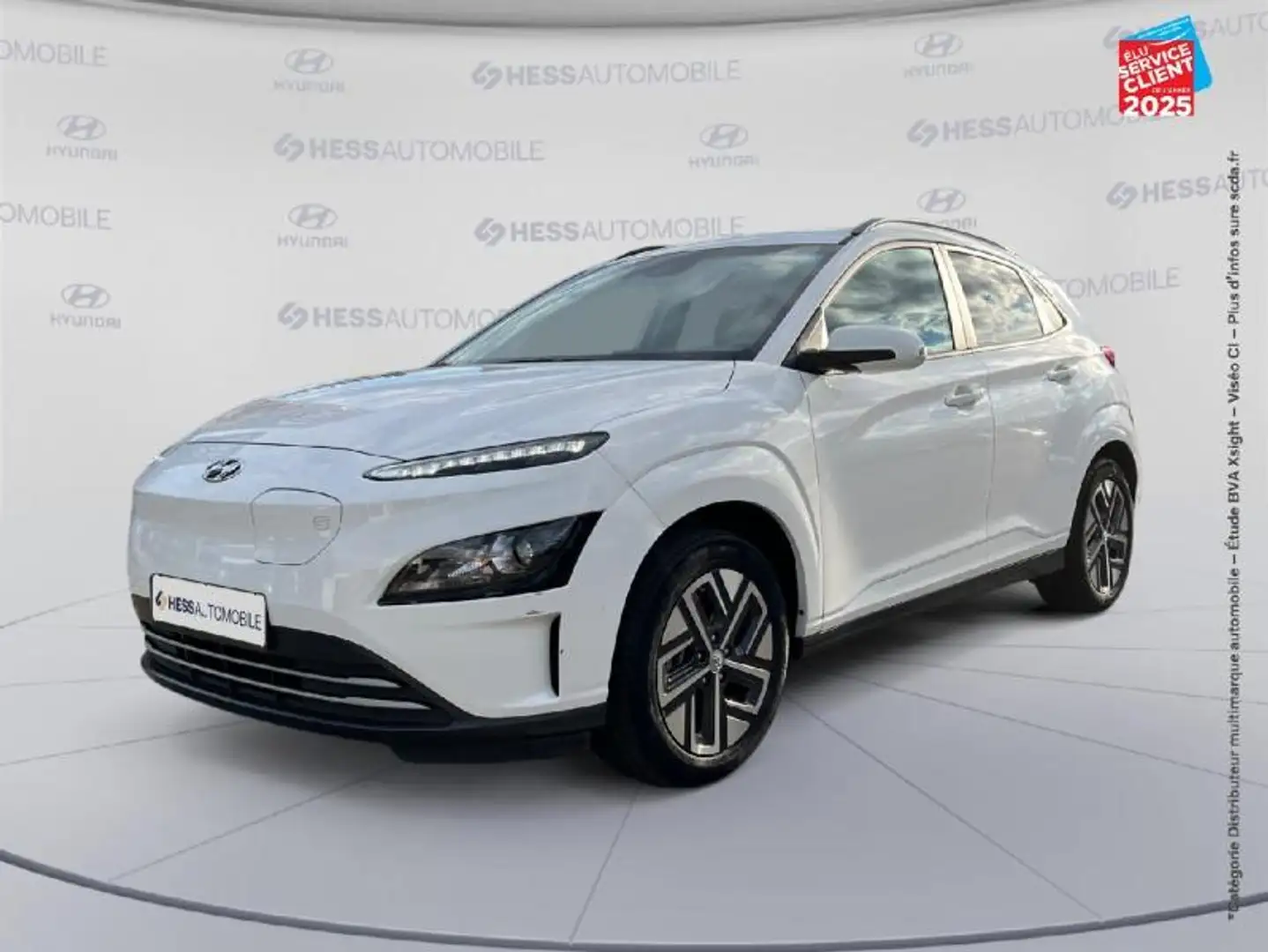 Hyundai KONA Electric 39kWh - 136ch Intuitive Camera GPS Blanc - 1