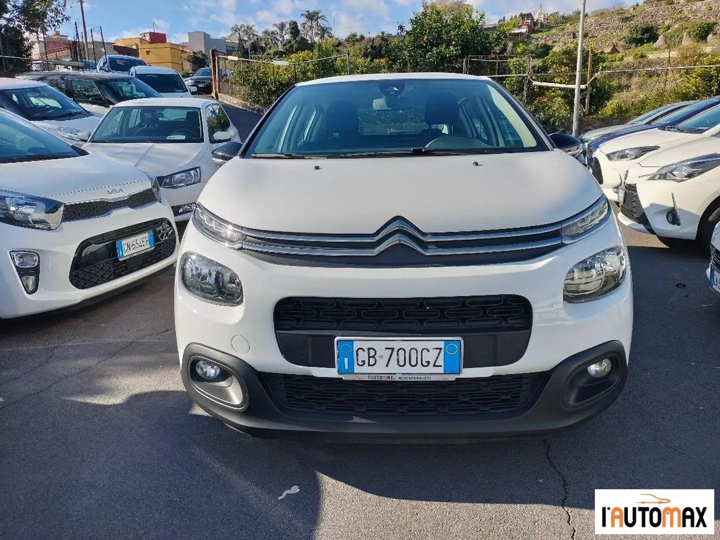 Citroen C3 BlueHDi 100 S&S Feel Autocarro 4 posti Weiß - 2