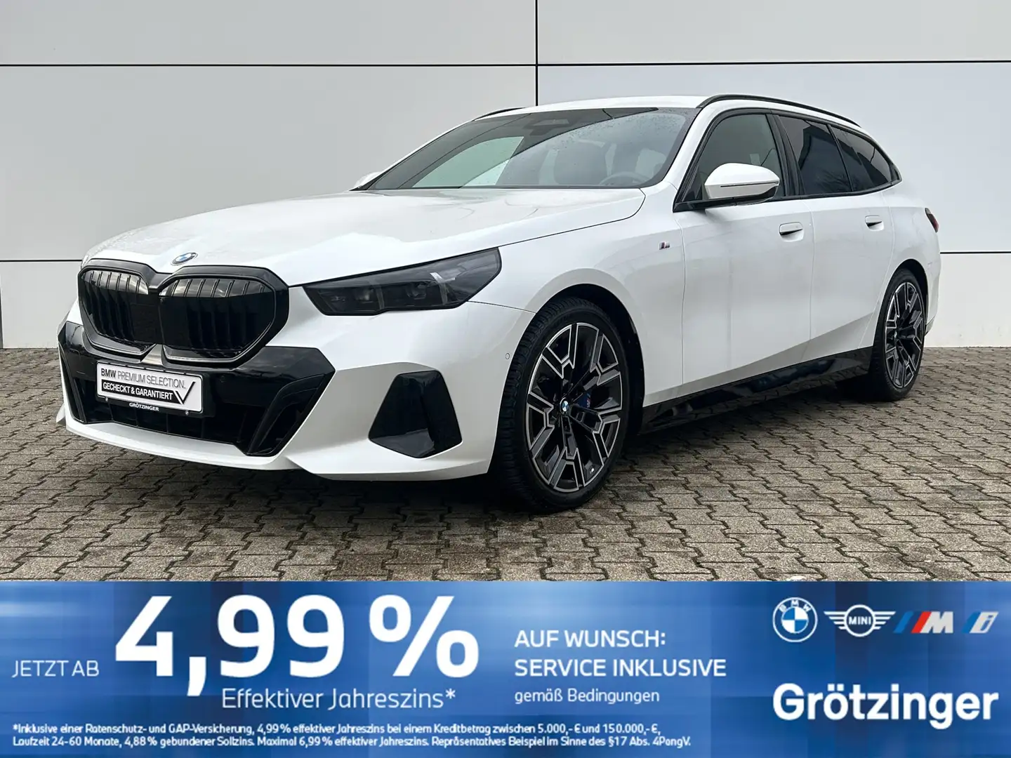 BMW 540 d xDrive Touring M Sportpaket LenkHZ+AHK+H&K Weiß - 1