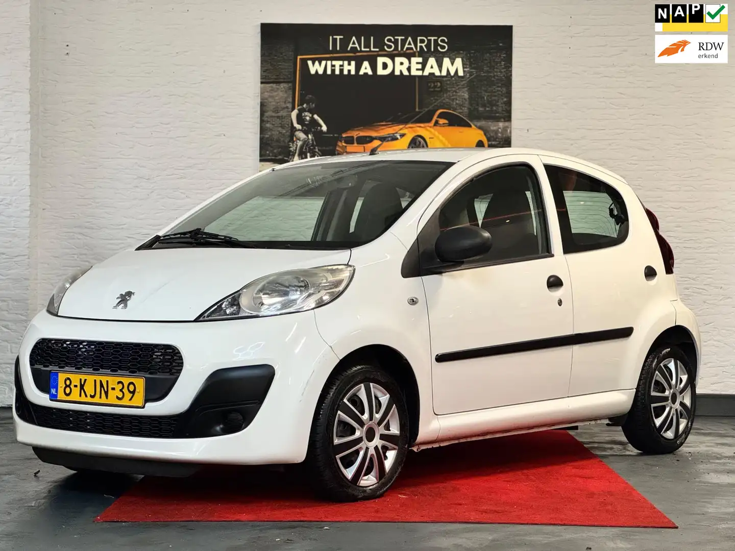 Peugeot 107 1.0 Access Accent|ORIGINEEL NL|NAP|DEALERONDERH|BO Wit - 1