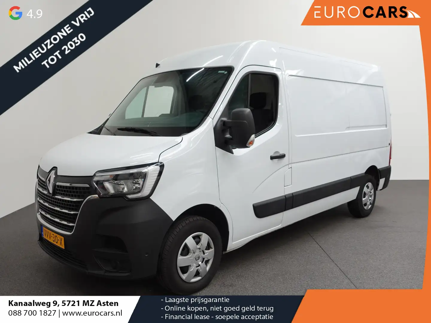 Renault Master T33 2.3 dCi 135PK L2H2 Work Edition Airco Cruise C Blanc - 1