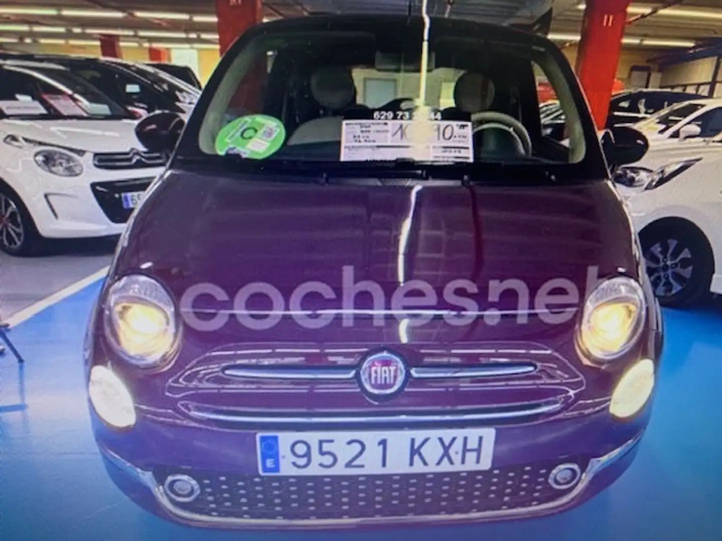 Fiat 500 0.9 Lounge Burdeos - 2