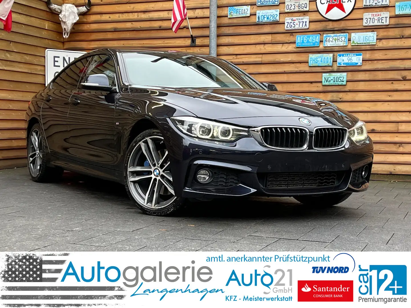 BMW 420 Luxury Line XDrive M Paket Navi Blauw - 1