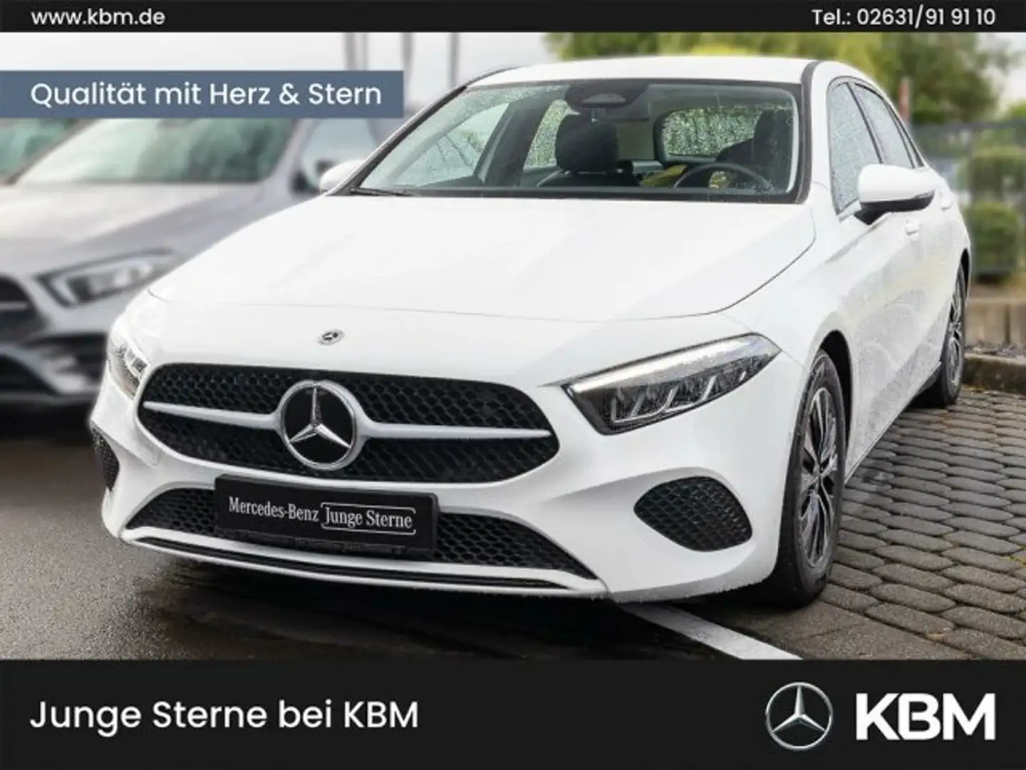 Mercedes-Benz A 180 A 180 PTS+RFK°LED°WINTER°MBUX PREM°TWA°KOMFORT-P Weiß - 1