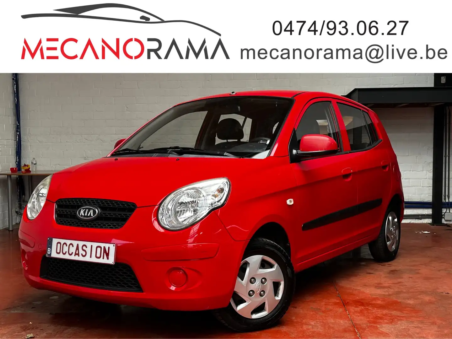 Kia Picanto 2011 // GARANTIE + ENTRETIEN // 5 PORTES !! Red - 1