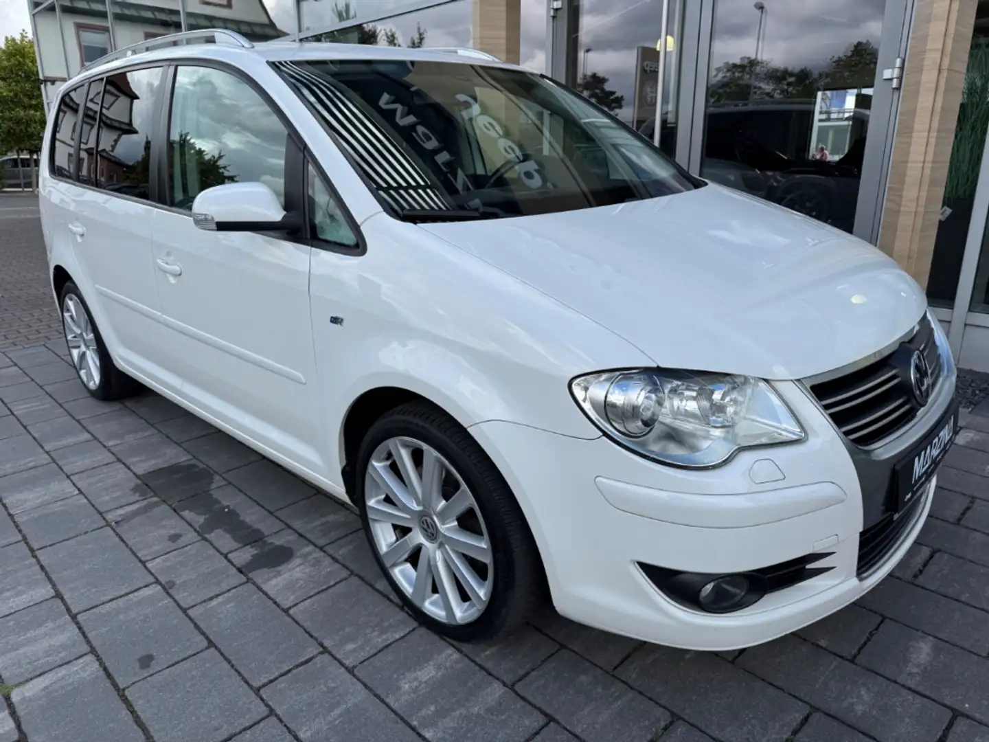 Volkswagen Touran R-Line 2.0 TDI DPF Sportpaket Leder Bi-Xenon Dyn. Blanco - 2
