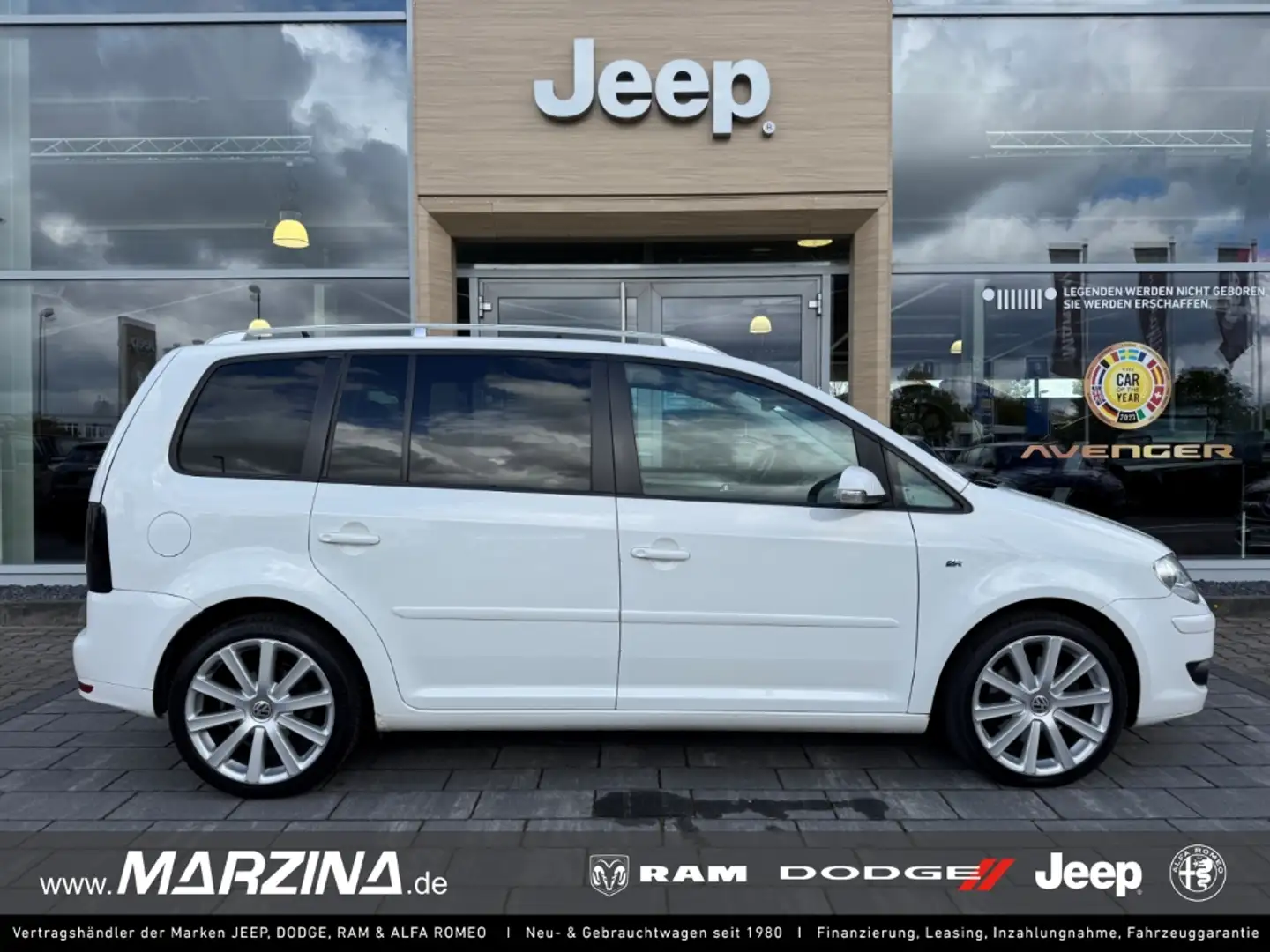 Volkswagen Touran R-Line 2.0 TDI DPF Sportpaket Leder Bi-Xenon Dyn. Blanco - 1