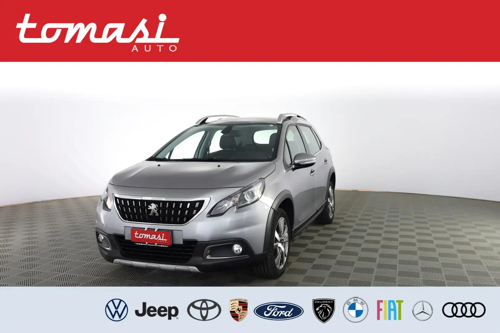 Peugeot 2008 2008 BlueHDi 100 S&S Allure Gris - 1
