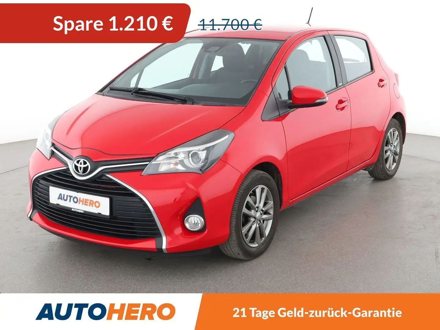 Toyota Yaris 1.33 Dual VVT-i Edition-S*CAM*SHZ*AHK*ALU* Rouge - 1
