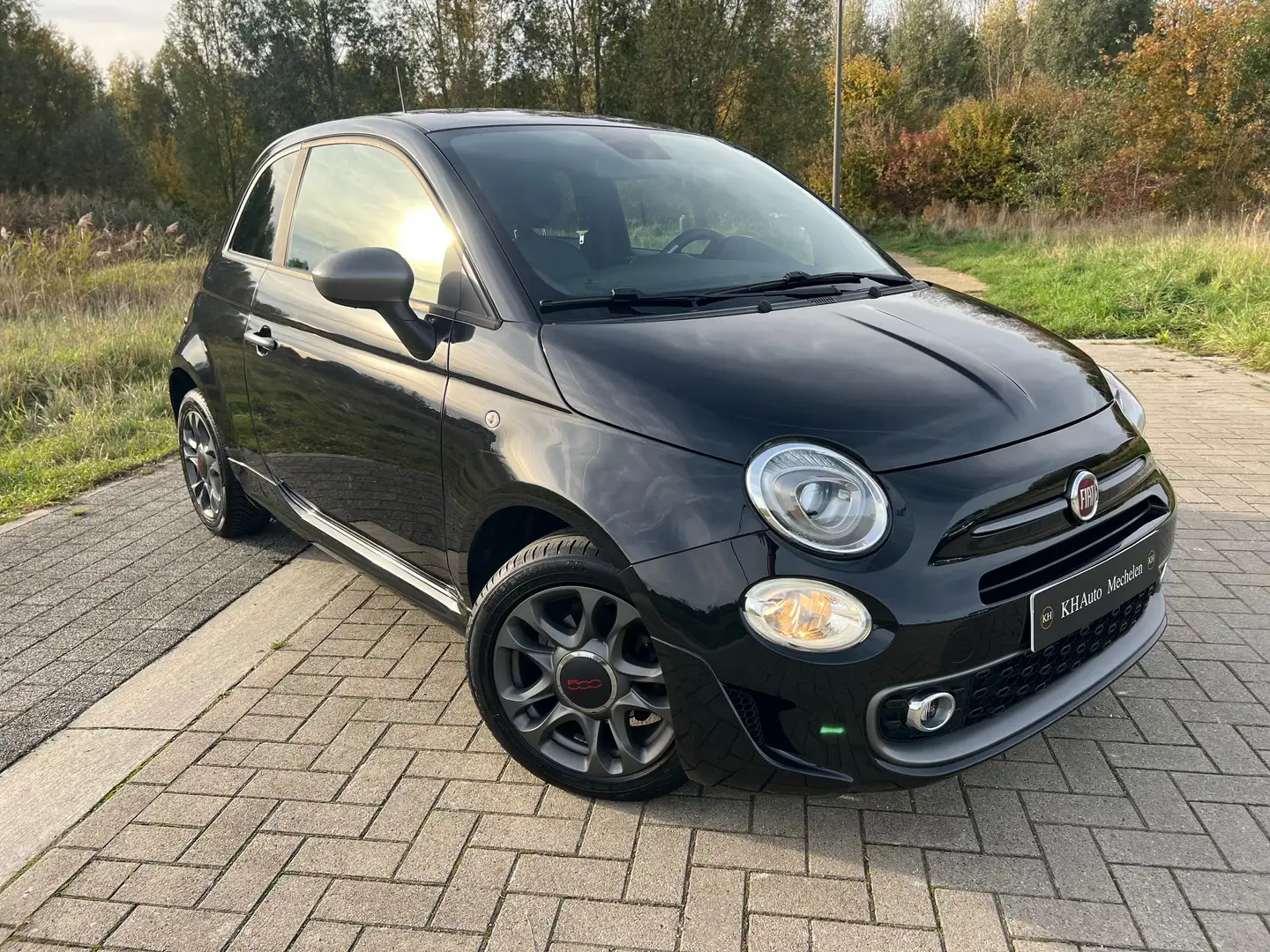 Fiat 500 SPORT 1.2i Automaat Dualogic CarPlay PDC Garantie Noir - 1