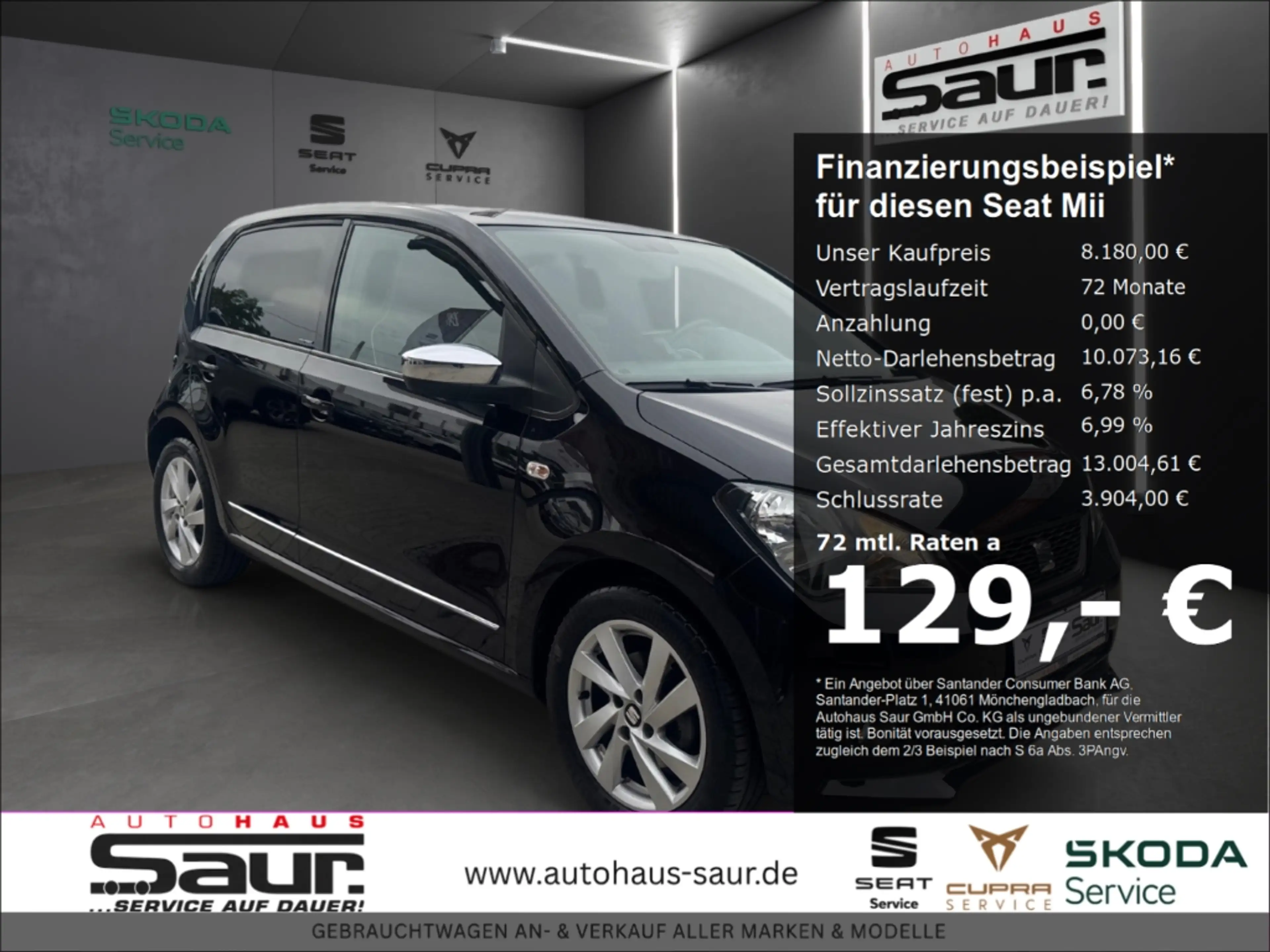 SEAT Mii By Mango MPI 1.0 SHZ NAVI KLIMA ISOFIX COMFORT DR