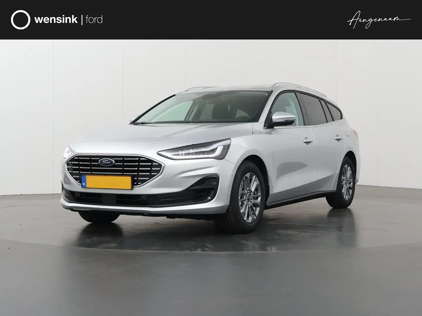 Ford Focus Wagon 1.0 EcoBoost Hybrid Titanium PRIVATE LEASE V Zilver - 1