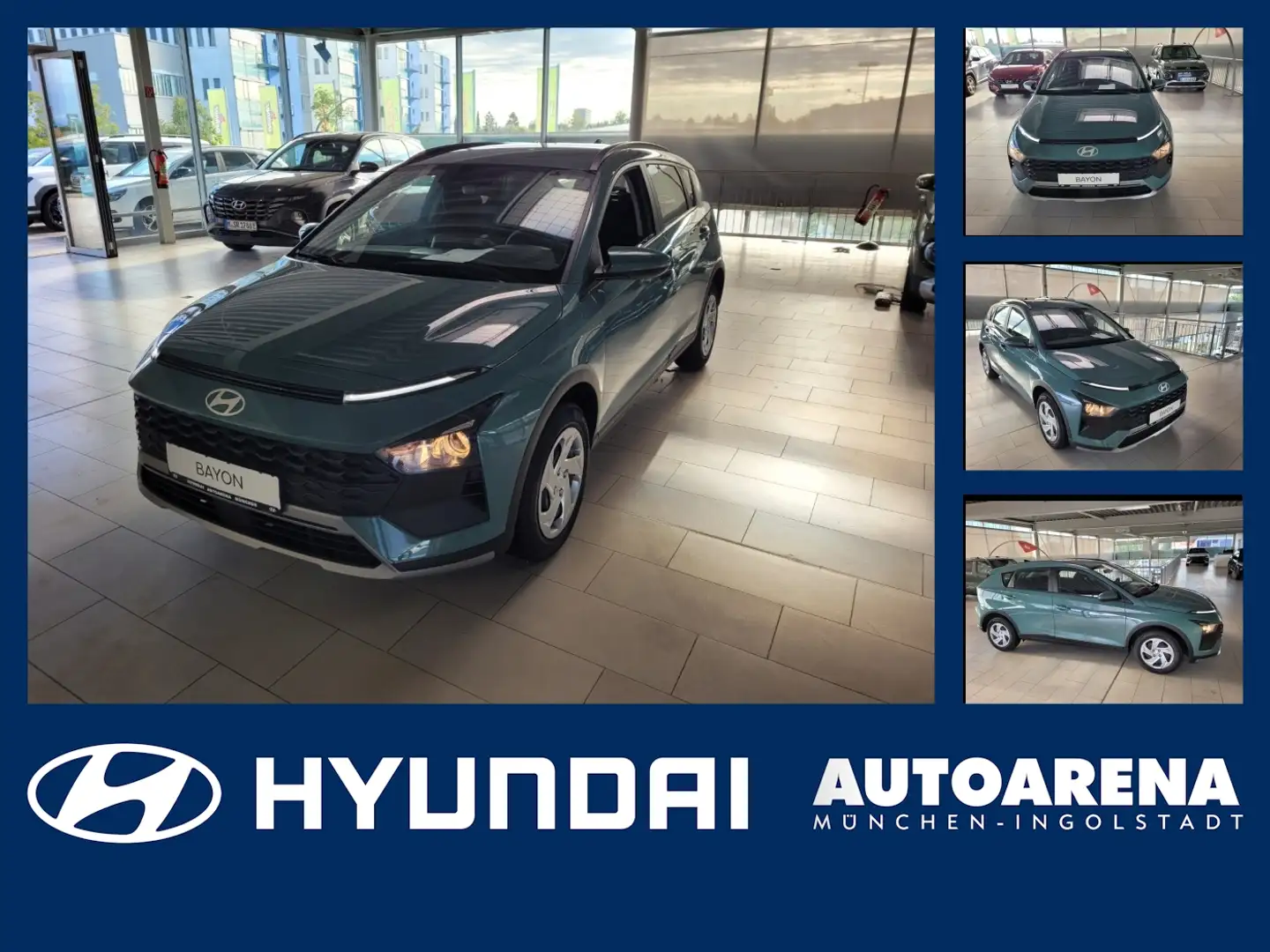 Hyundai BAYON 1.0 T-GDI Select DynLicht Facelift Kam. Grün - 1