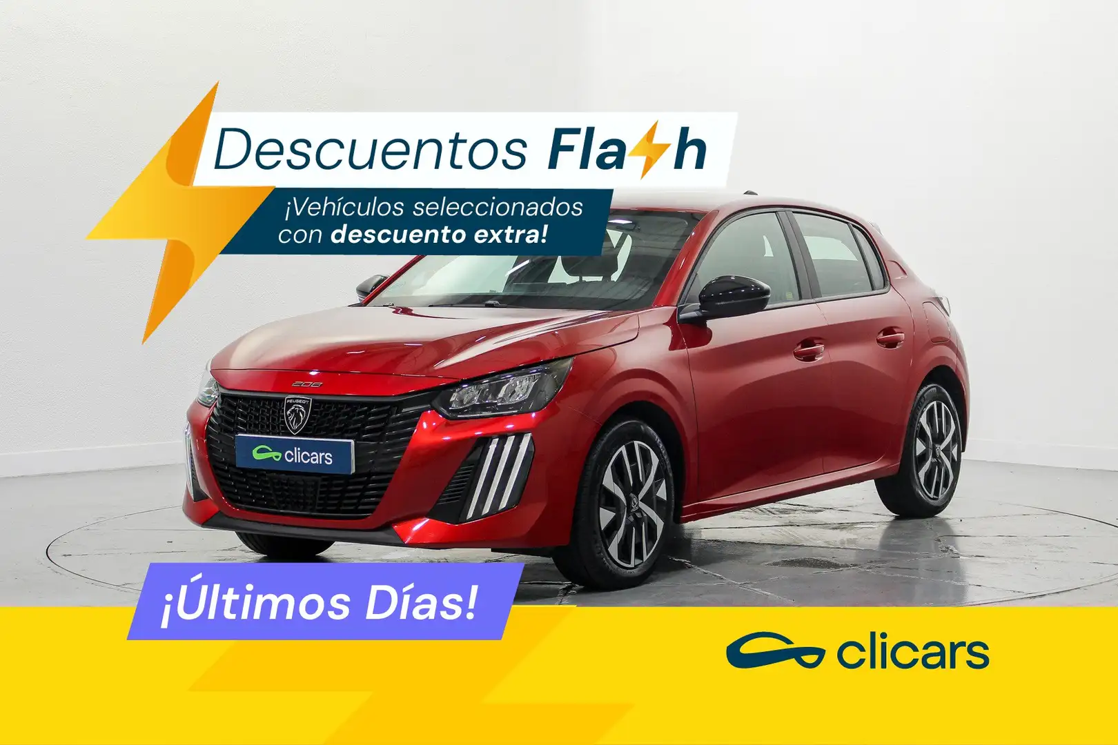 Peugeot 208 1.2 Puretech S&S Active 100 Rouge - 1
