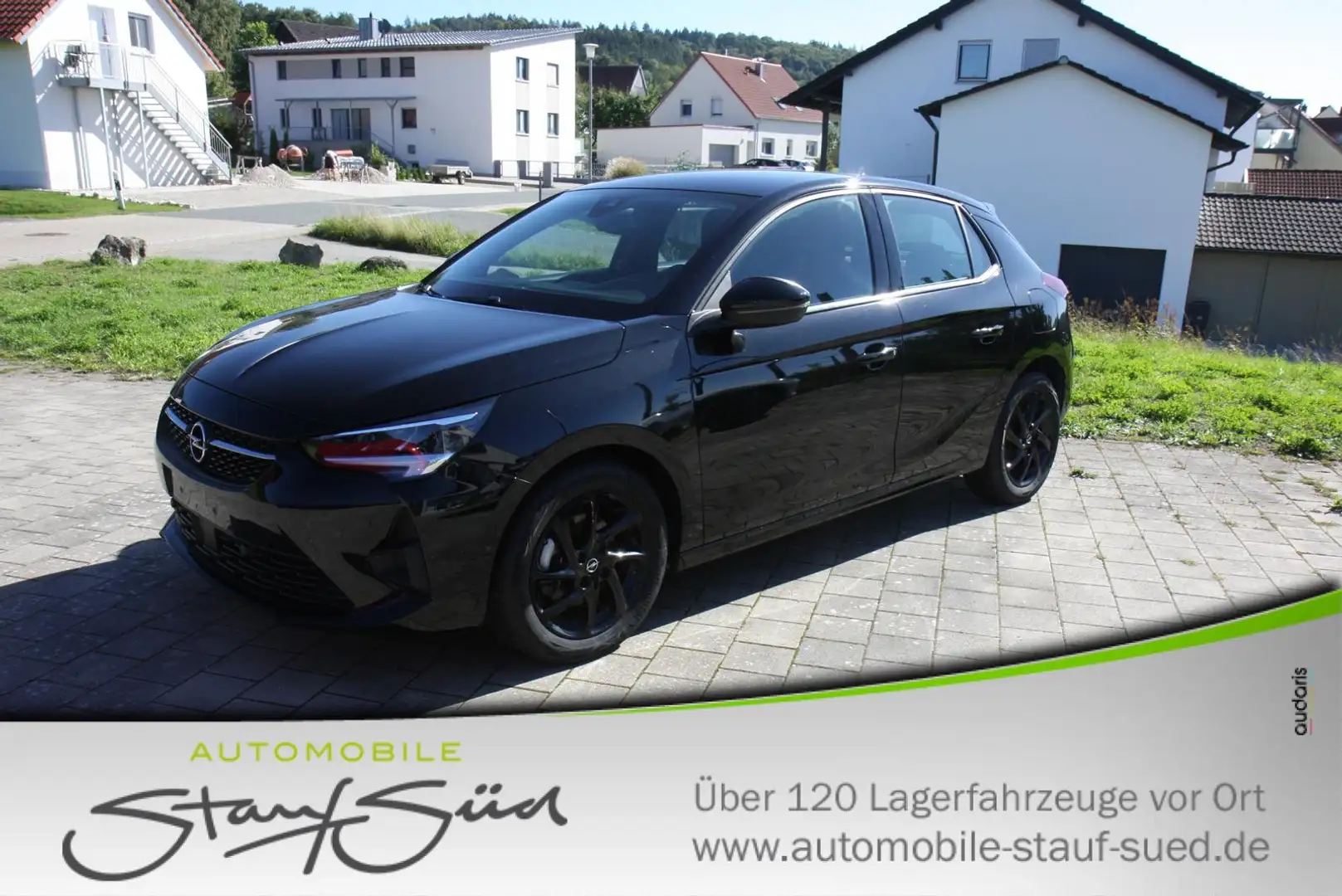Opel Corsa Opel Corsa 1.2 Turbo GS Schwarz/Schwarz-Navi-Multi Schwarz - 1