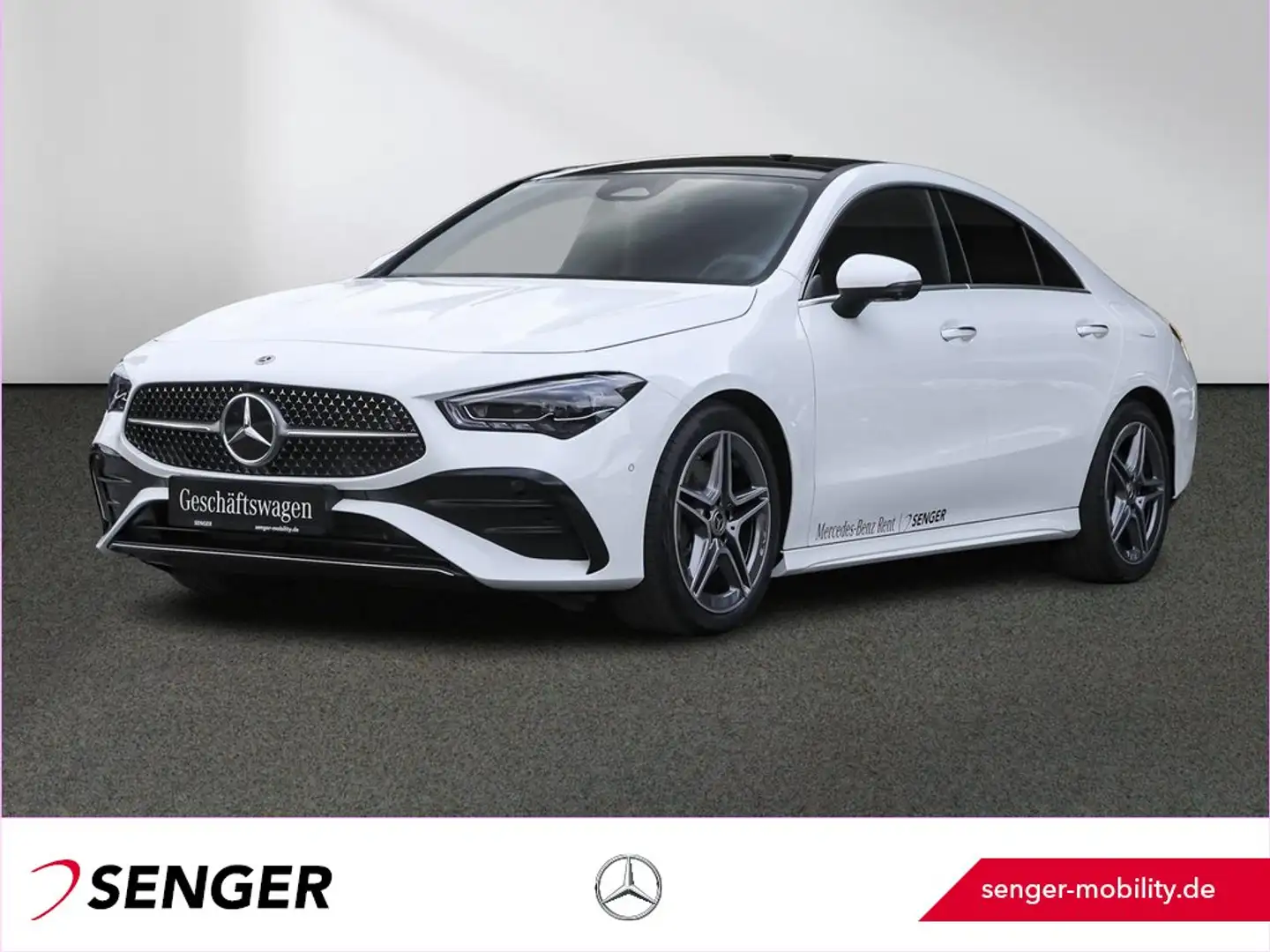 Mercedes-Benz CLA 220 4M Coupé AMG Multibeam Pano 360°-Kamera Weiß - 1