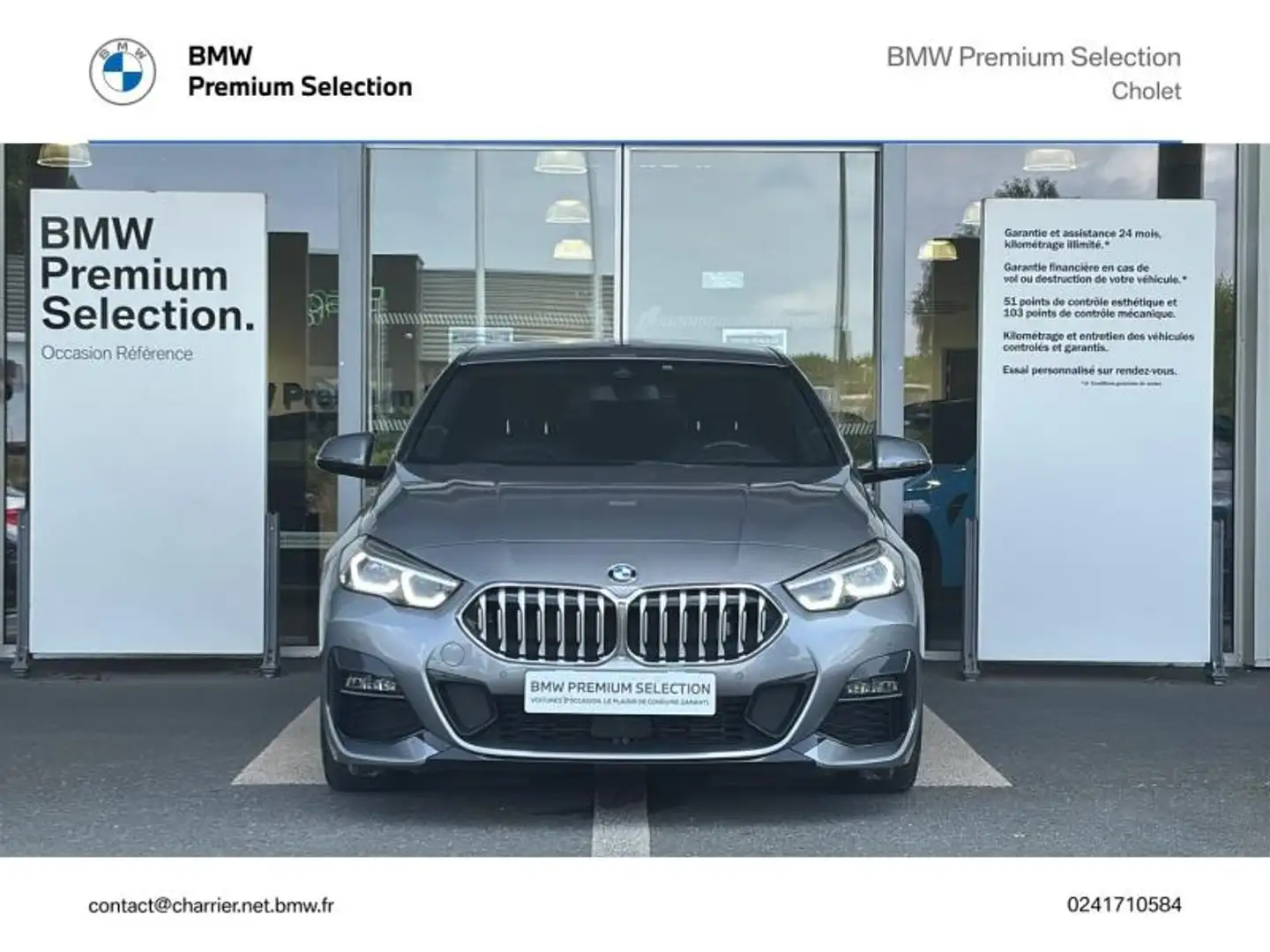 BMW 218 218dA 150ch M Sport BVA8 Gris - 2
