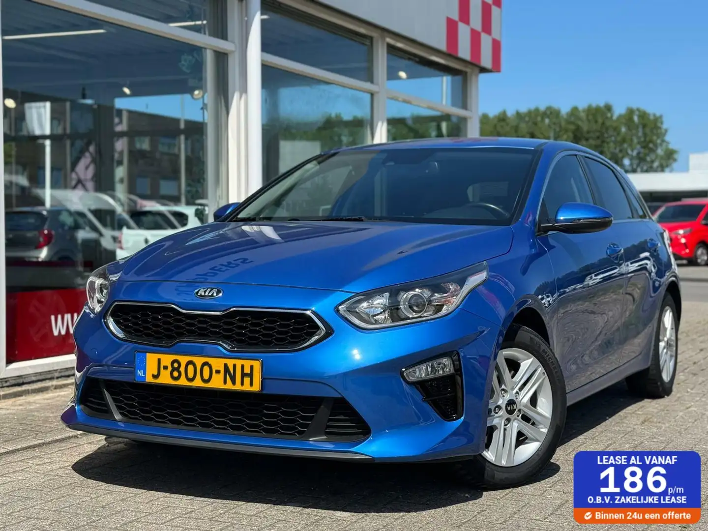 Kia Ceed / cee'd 1.0 T-GDi DynamicLine Bleu - 1