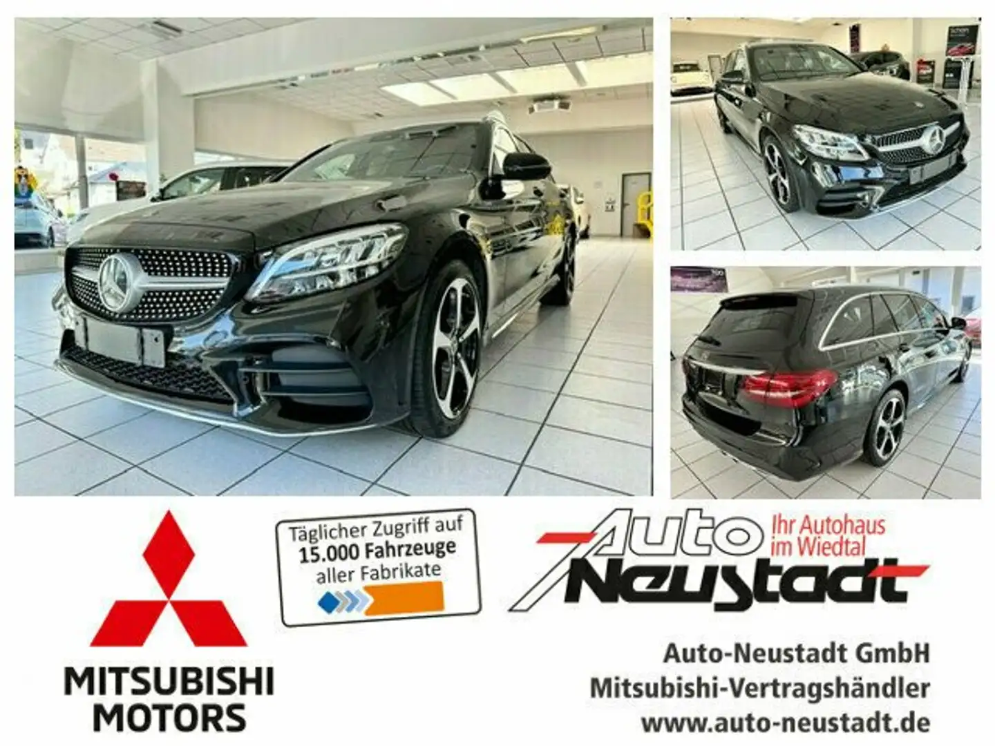 Mercedes-Benz C 300 T-MODELL D 4MATIC AMG-Style Negro - 1