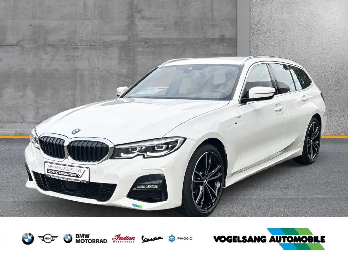 BMW 318 dA Touring M Sport 19'LM HiFi Serienfahrwerk Park- Wit - 1