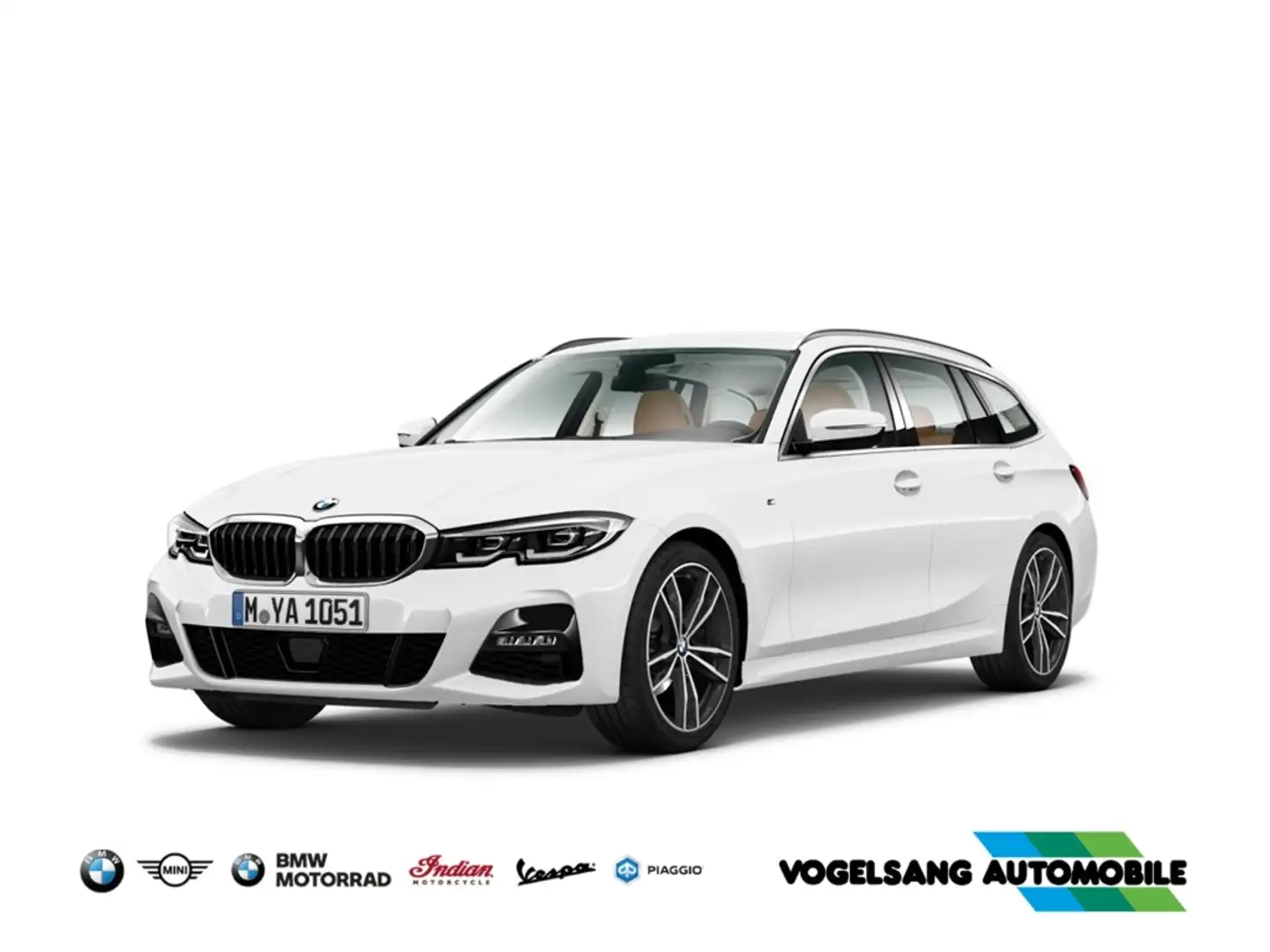 BMW 318 dA Touring M Sport 19'LM HiFi Serienfahrwerk Park- Weiß - 1