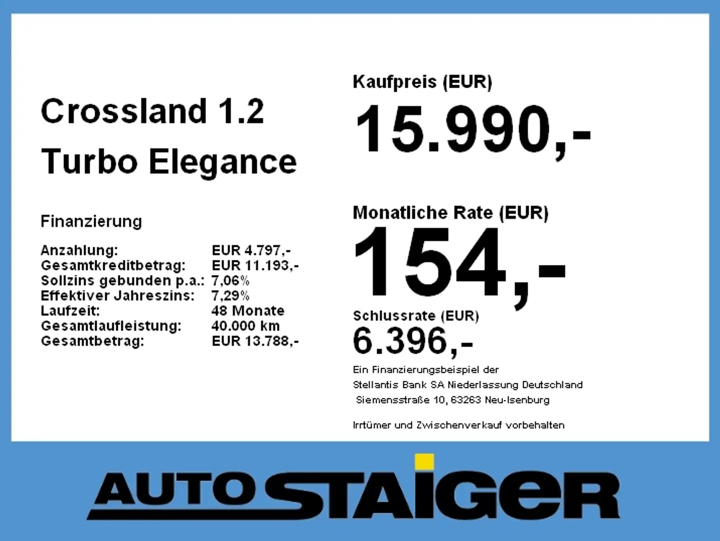 Opel Crossland 1.2 Turbo Elegance Sitzh Rückfahrkamera Grigio - 2