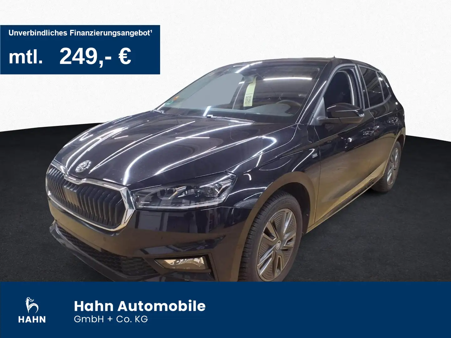 Skoda Fabia 1.0TSI Tour LED Navi PDC CAM Sitzh APP DAB Schwarz - 1