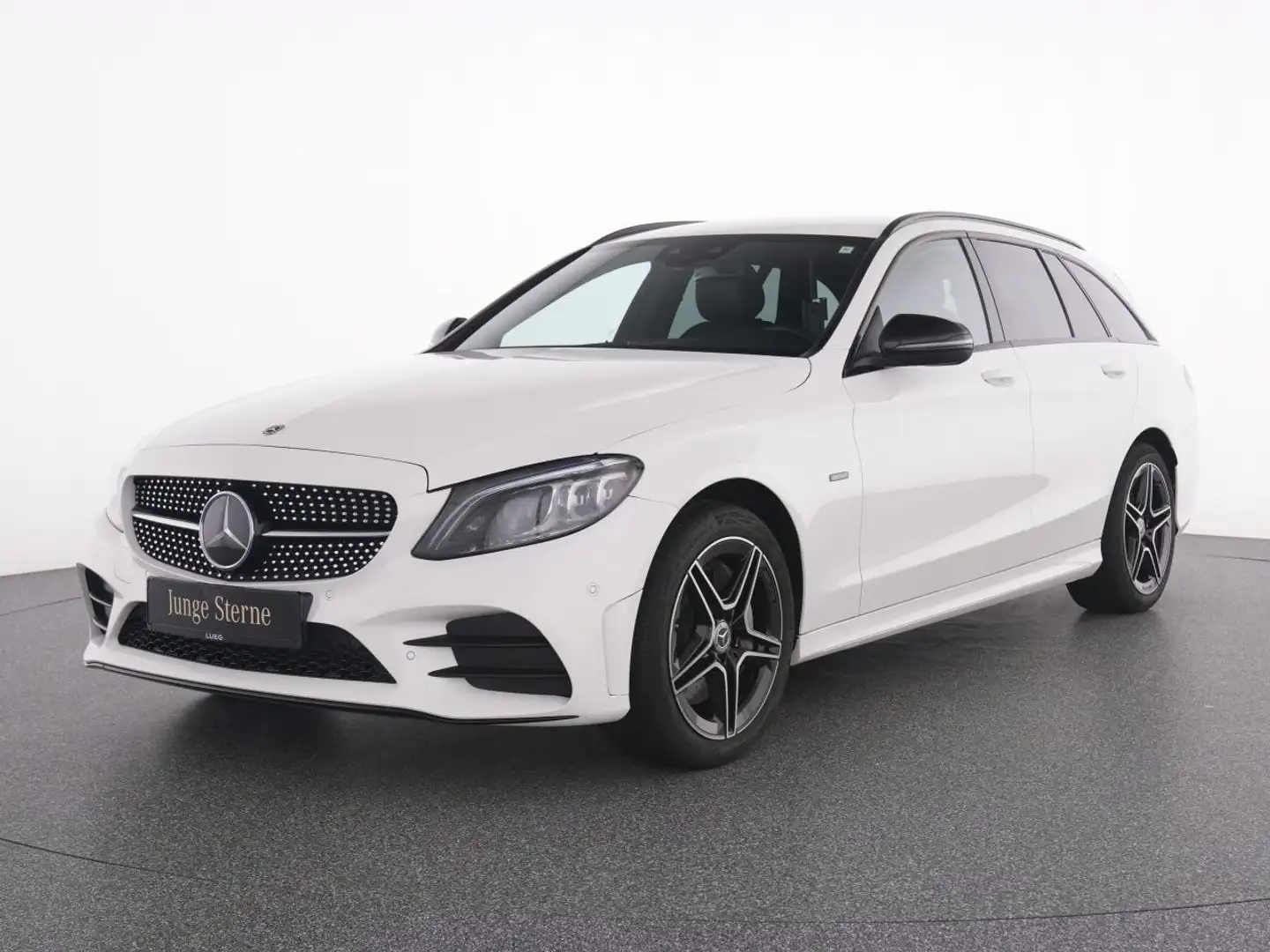Mercedes-Benz C 300 e T AMG+Comand+Night+MBeam+AHK+Dist+EHeck+ Blanc - 2