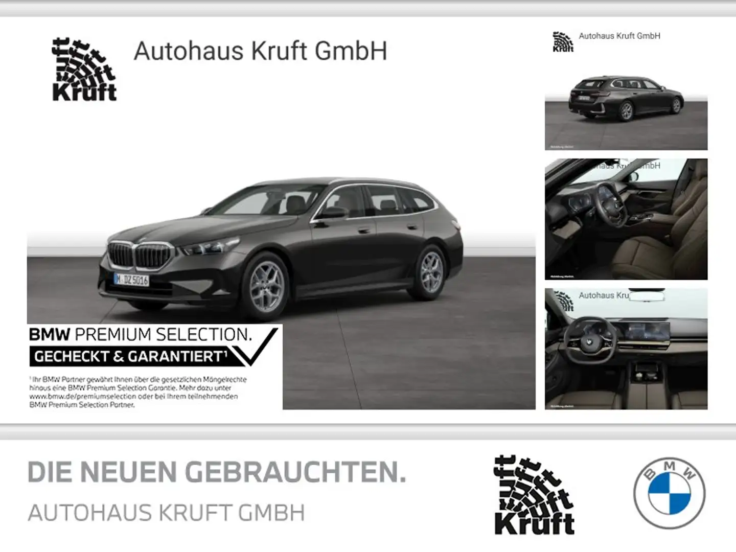 BMW 520 d xDrive Touring E SITZE+KAMERA+HK SOUND+AHK Grau - 1
