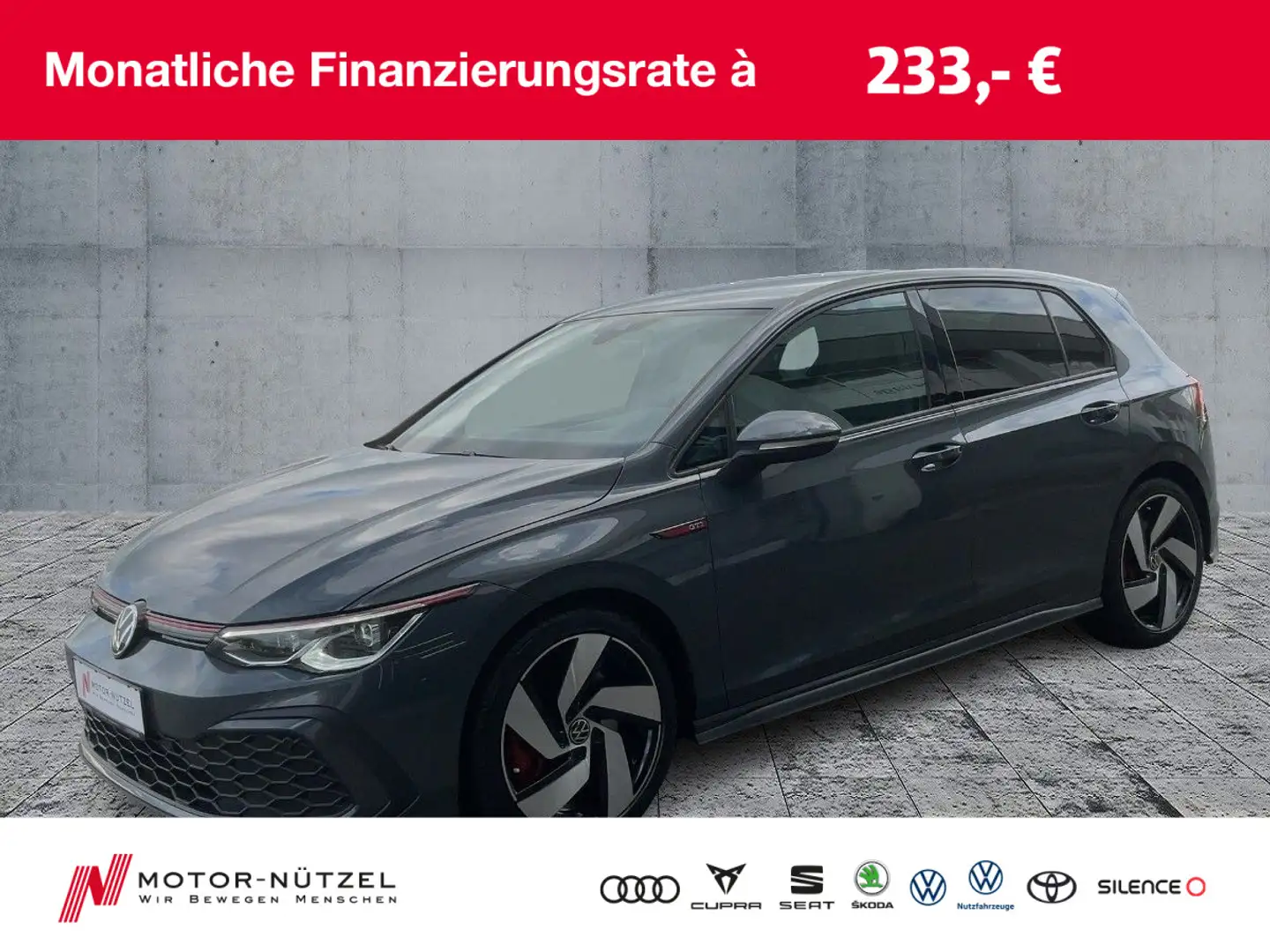 Volkswagen Golf GTI 2.0 TSI DSG IQ.LIGHT+NAVI+HuD+RFK+ACC Grigio - 1