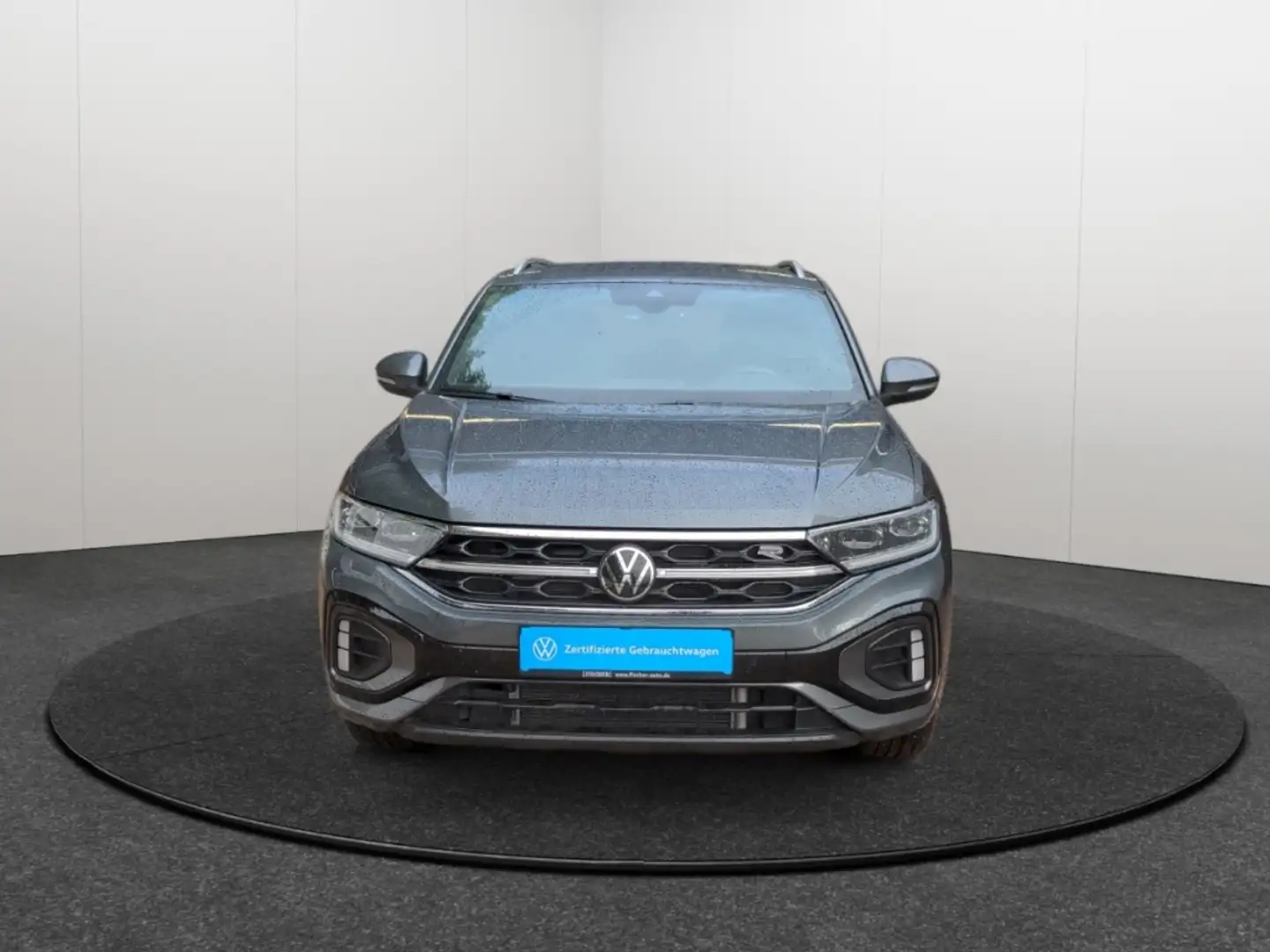 Volkswagen T-Roc 1.5TSI DSG R-Line Matrix AHK Navi Beats Rear View Grau - 2