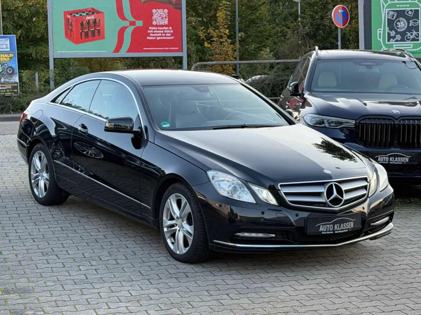 Mercedes-Benz E 200 CGI Coupe/Automatik/Teilleder/2Zonen Klima Schwarz - 1
