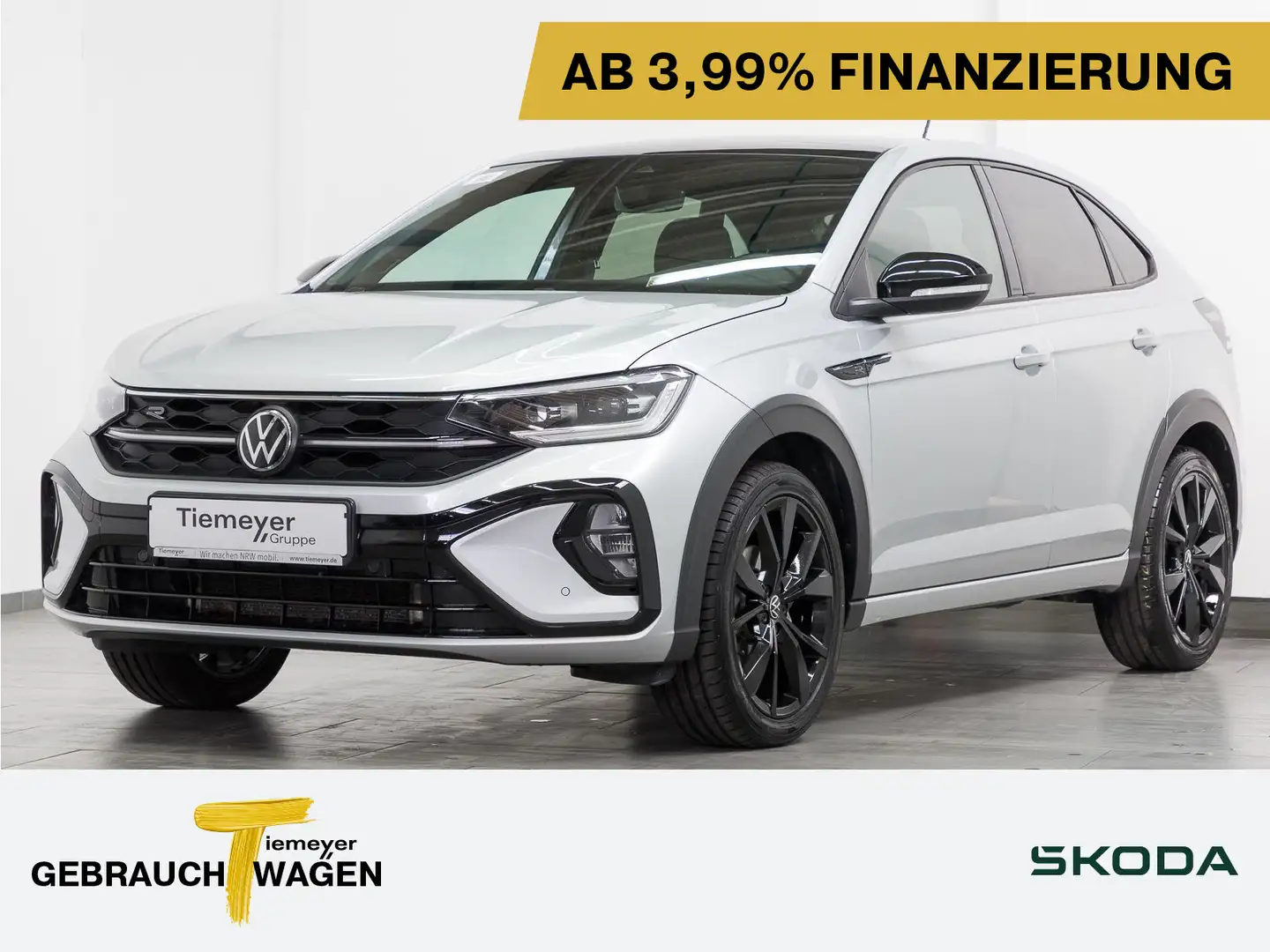 Volkswagen Taigo 1.0 TSI DSG R-LINE BLACK LED PANO LM18 Silber - 1