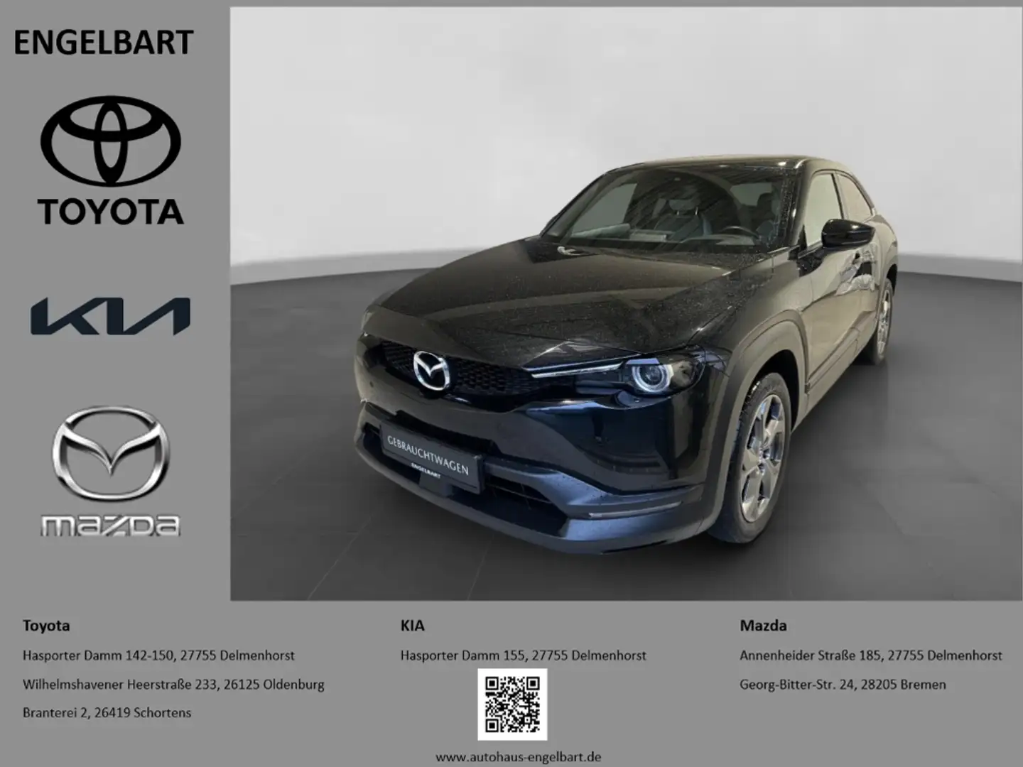 Mazda MX-30 e-SKYACTIV HUD AD-Navi-Soundsystem Bose-360 Kamera Schwarz - 1