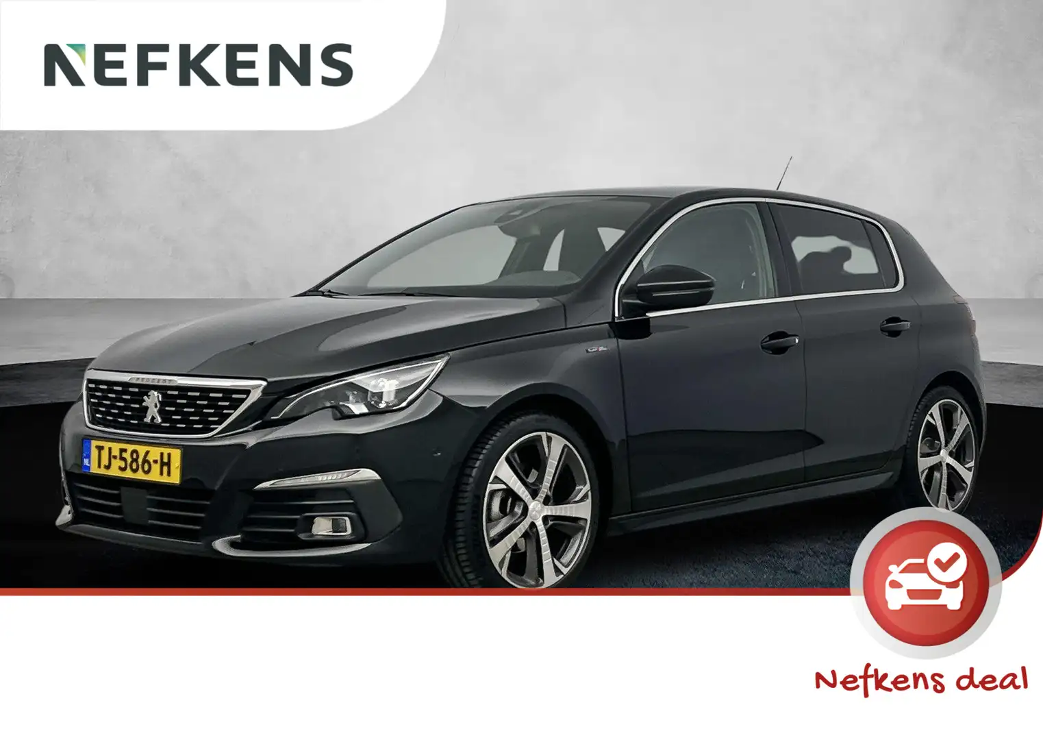 Peugeot 308 1.2 130pk GT-line | Pano dak | Camera | Luxe uitvo Zwart - 1