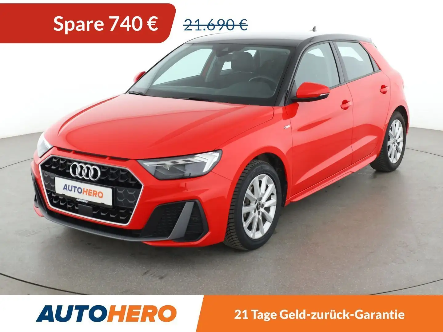 Audi A1 25 TFSI S line Aut.*NAVI*LED*PDC*SHZ* Rot - 1
