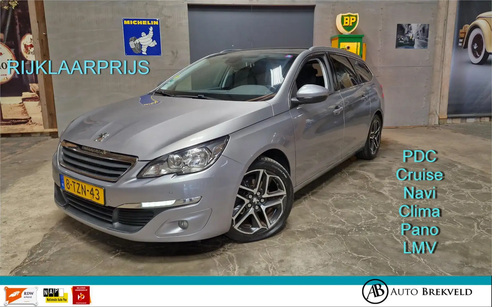 Peugeot 308 SW 1.6 BlueHDI Blue Lease Executive 120PK | Rijkla Szary - 1