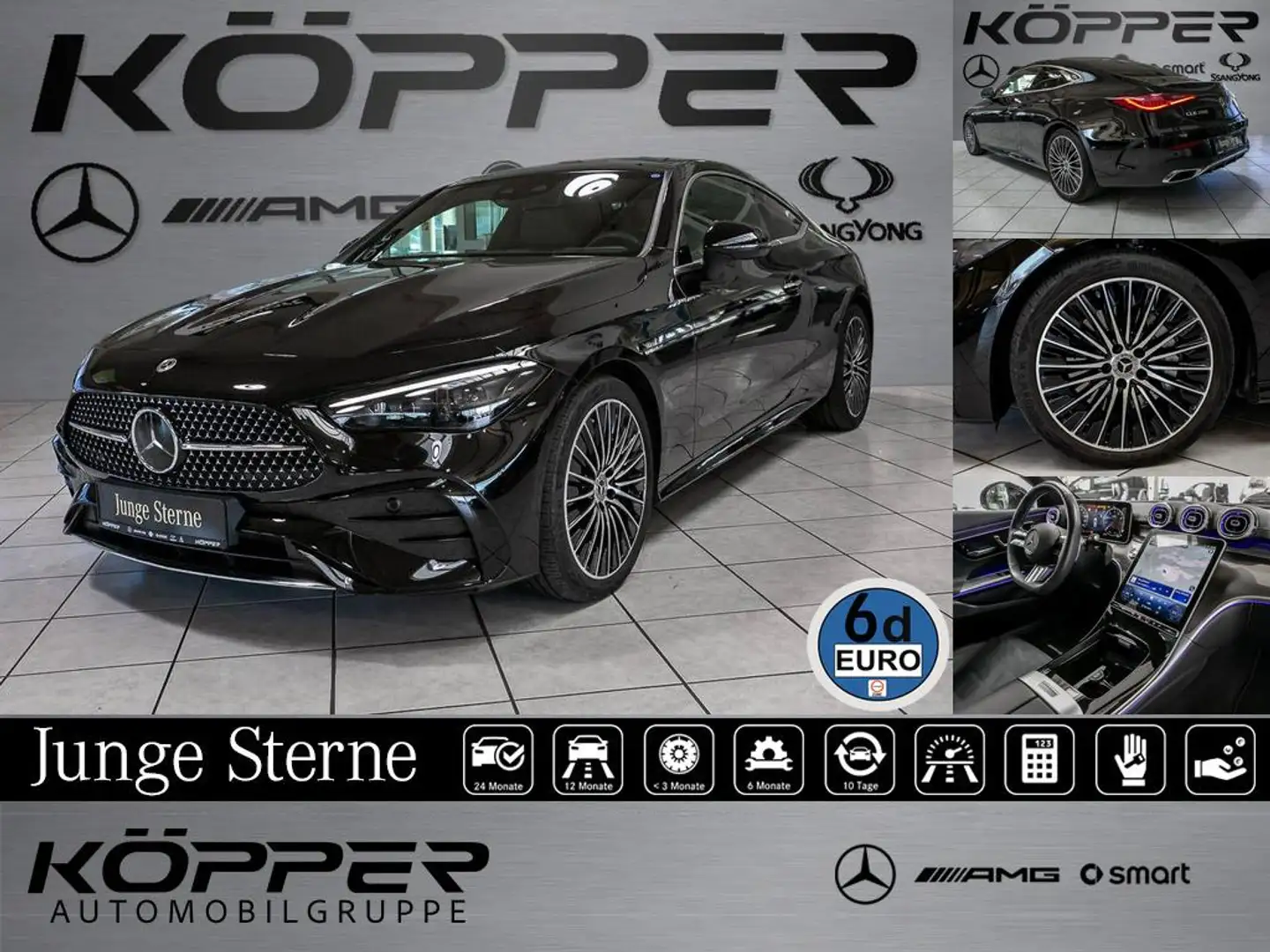 Mercedes-Benz CLE 200 AMG Coupe Advanced PLUS Pano Distronic Zwart - 1