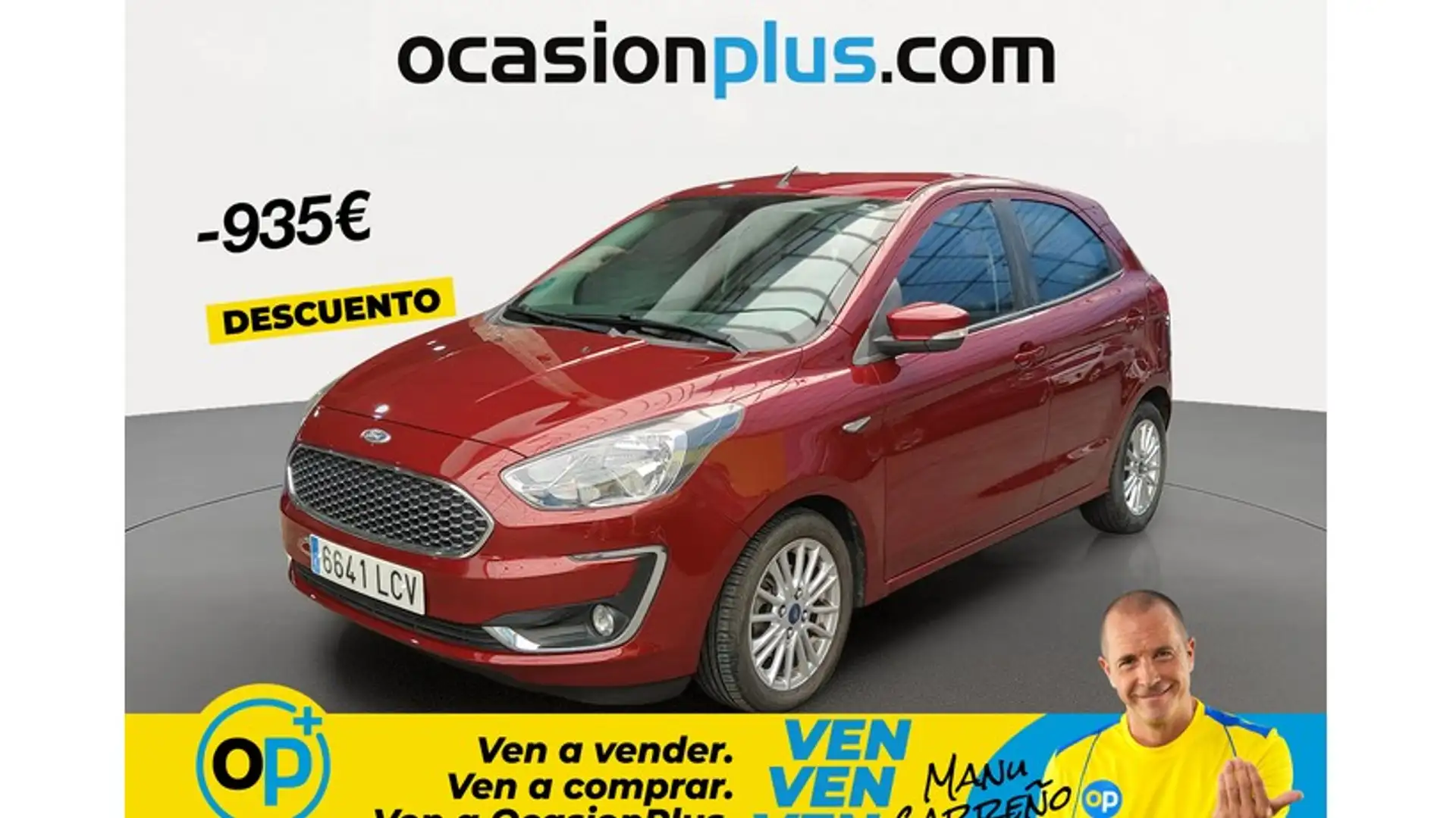 Ford Ka/Ka+ Ka+ 1.19 Ti-VCT Active Rojo - 1