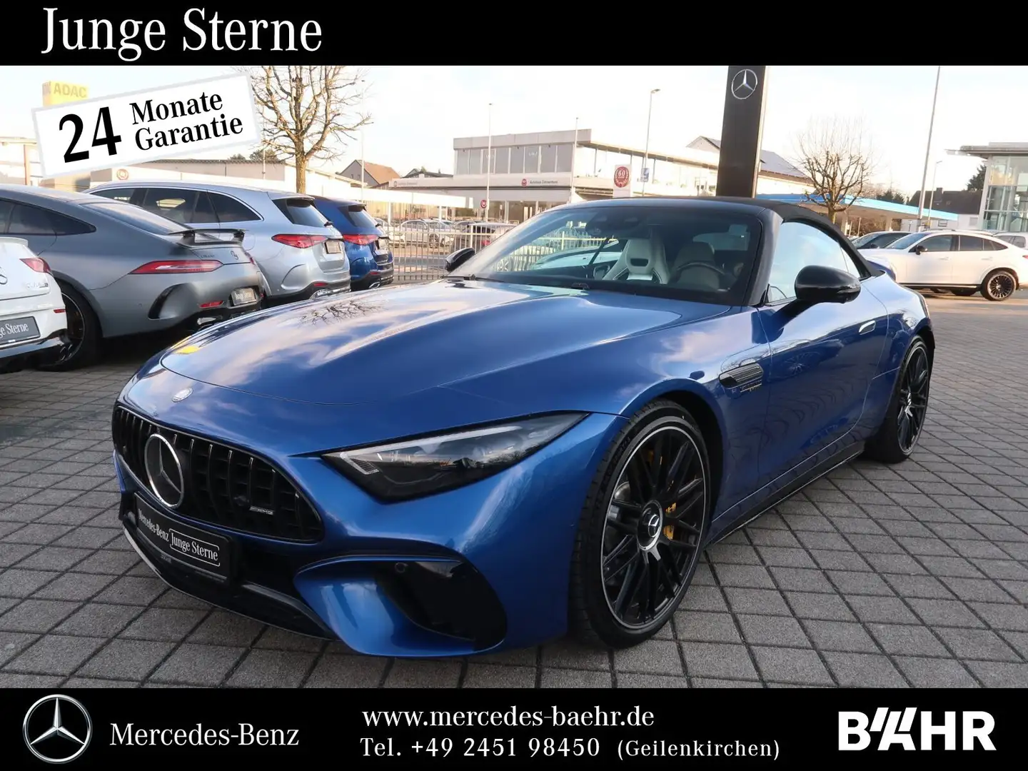 Mercedes-Benz SL 63 AMG SL 63 AMG 4M+ Night/Burmester3D/360°/Head-Up/21" Blau - 1