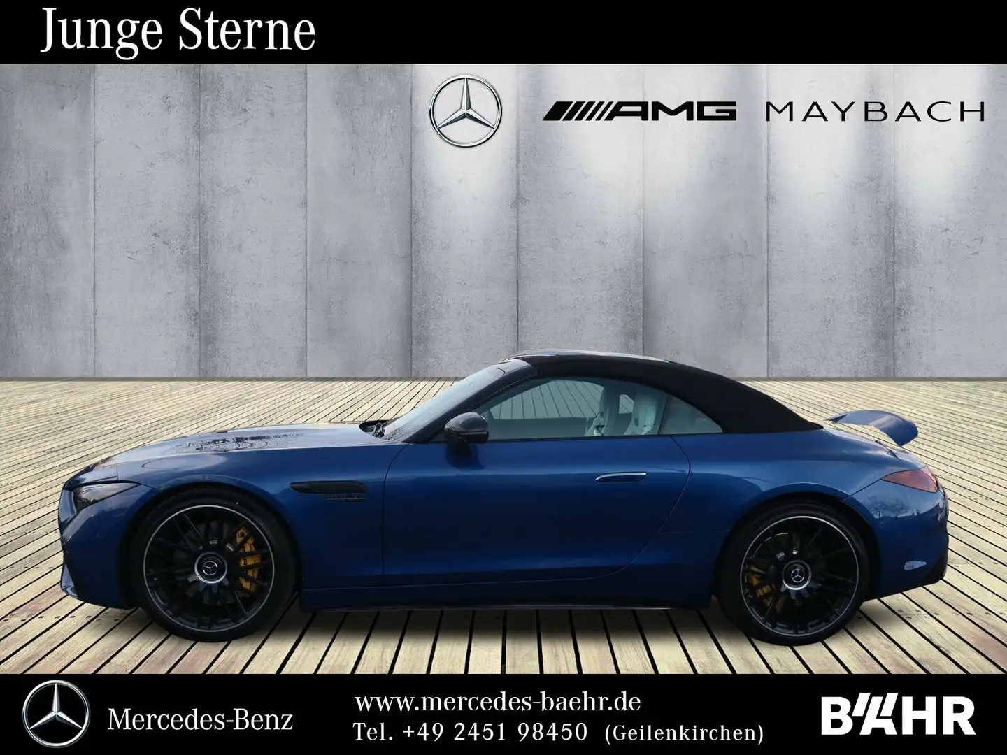Mercedes-Benz SL 63 AMG SL 63 AMG 4M+ Night/Burmester3D/360°/Head-Up/21" Blau - 2