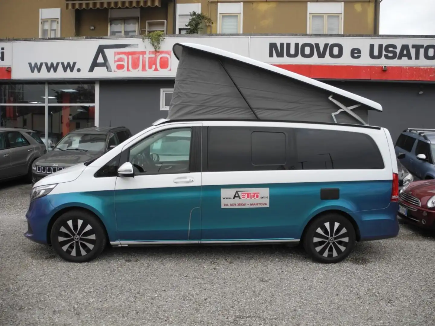 Mercedes-Benz Marco Polo 220 d Automatic PC - "RoadSurfer" - "DA VETRINA" Blu/Azzurro - 1