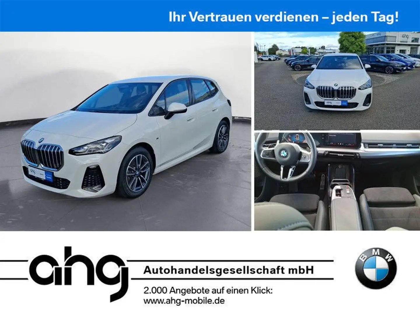 BMW 218 M SPORT AHK Adaptiv LED Komfo Weiß - 1