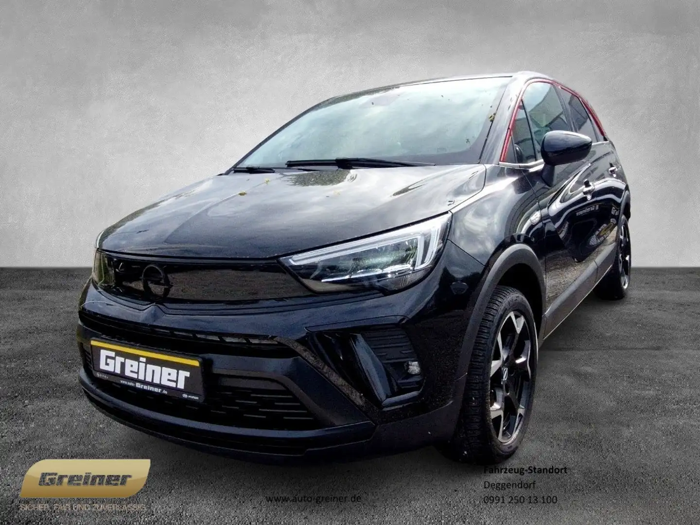 Opel Crossland 1.2 GS Line AHK*KlimaA*SHZ*2xKlima*PDC Schwarz - 1