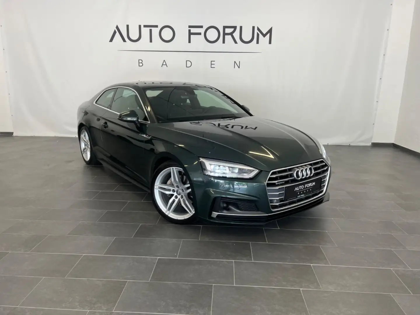 Audi A5 Coupe quattro 3.0TDI*StHz*Side*Lane*RFK*Virt* Verde - 1
