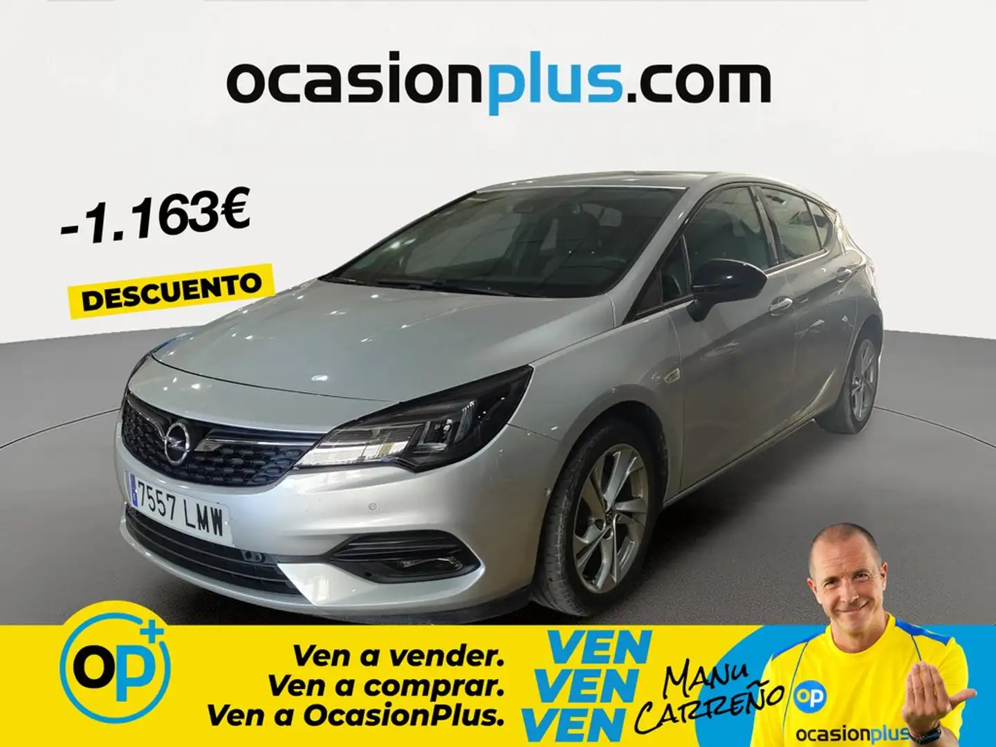 Opel Astra 1.2T S/S GS Line 110 Gris - 1