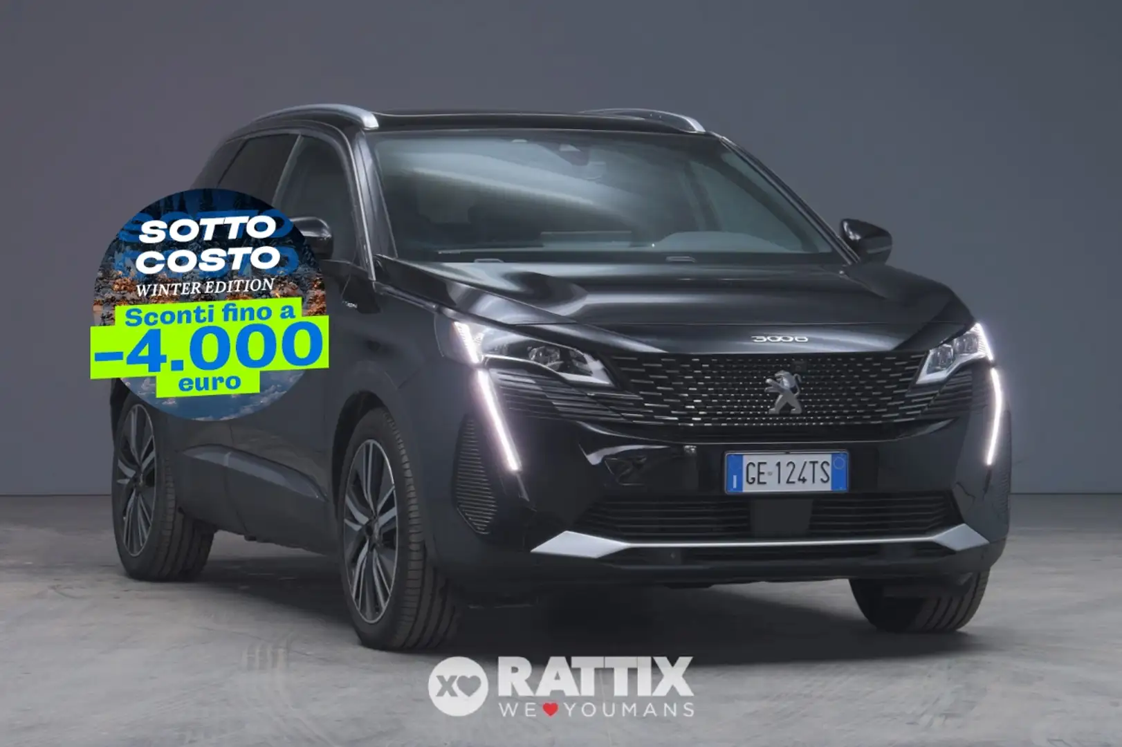 Peugeot 3008 1.6 Hybrid4 Phev 300CV GT EAT8 + tetto apribile Noir - 1