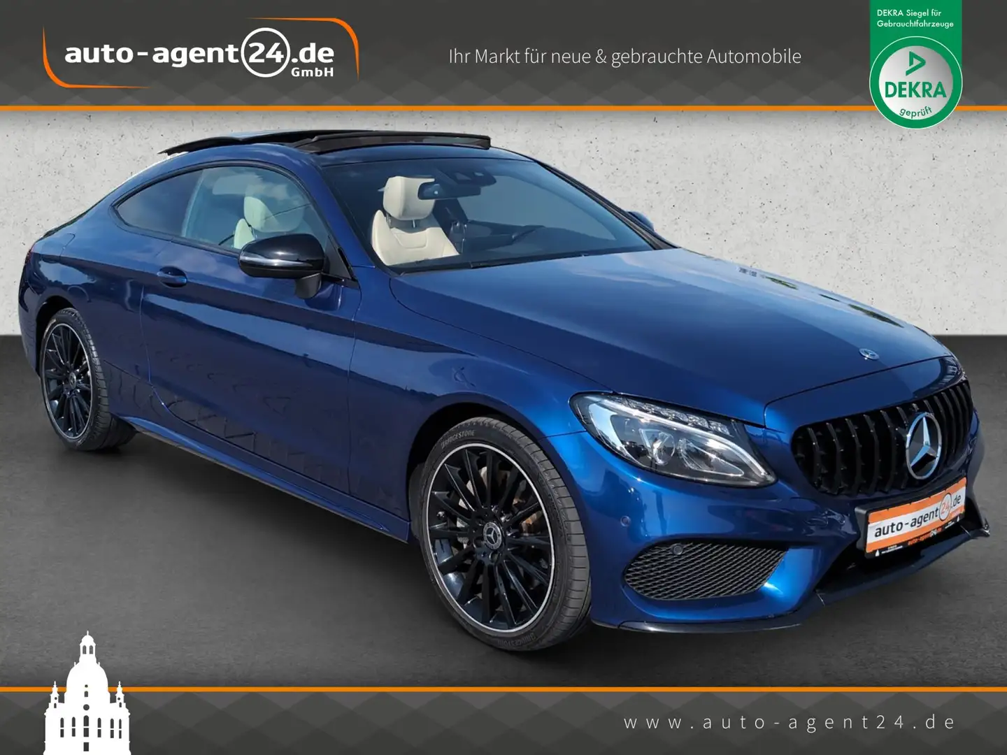 Mercedes-Benz C 250 D 4M Night Edt. AMG/Pano/Burmester/Comand Blu/Azzurro - 1